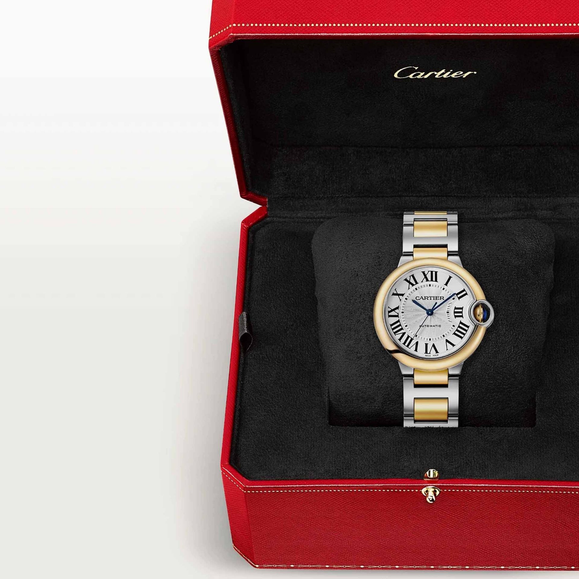 CARTIER Ballon Bleu De Cartier, Acciaio, Oro Giallo 36 MM W2BB0038