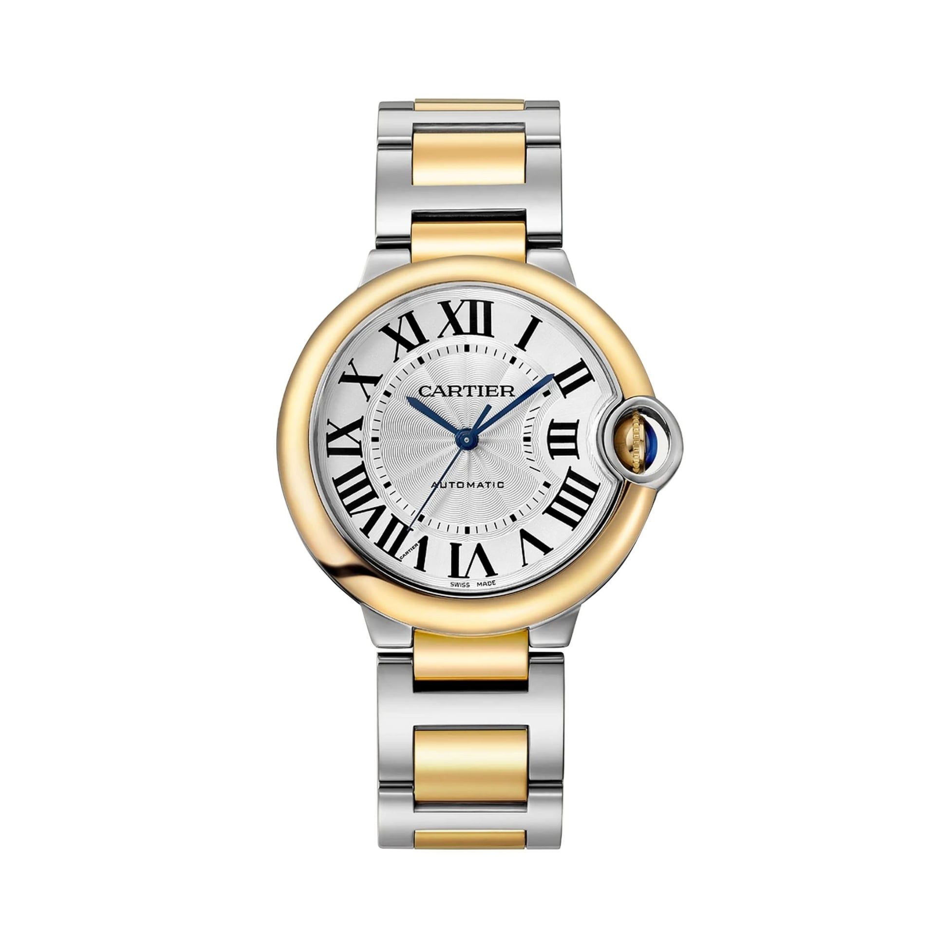 CARTIER Ballon Bleu De Cartier, Acciaio, Oro Giallo 36 MM W2BB0038
