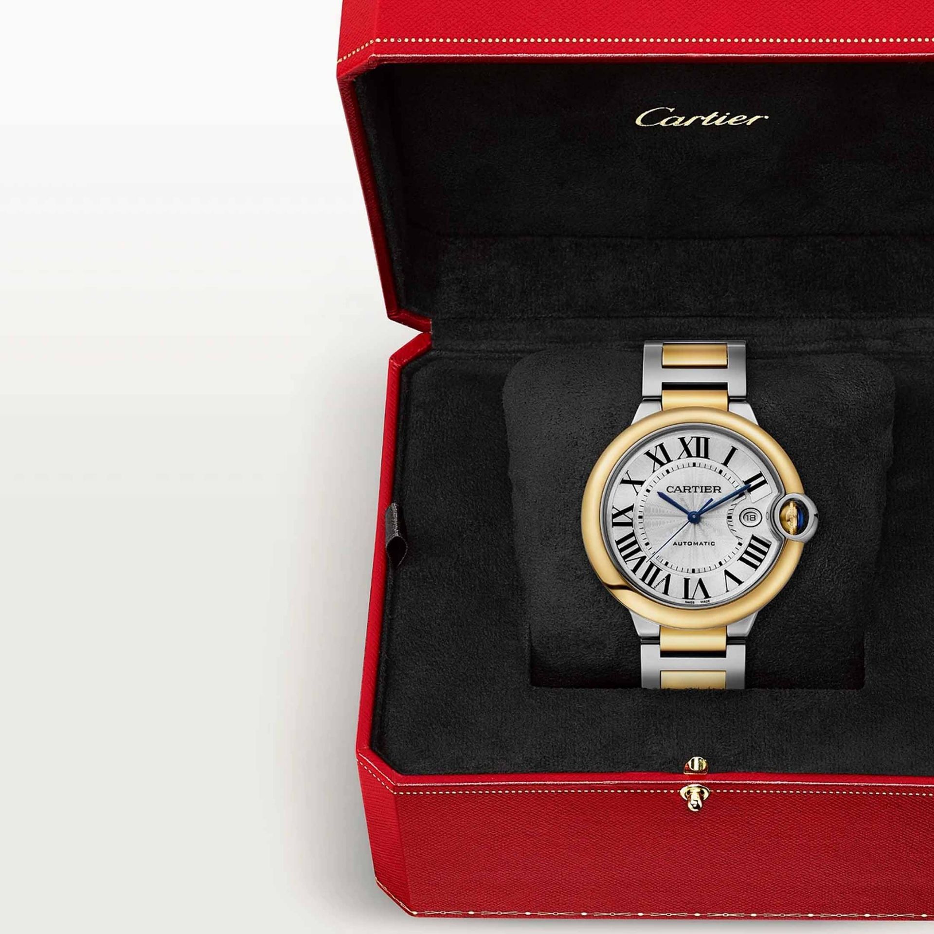 CARTIER Ballon Bleu De Cartier, Acciaio, Oro Giallo 42 MM W2BB0039