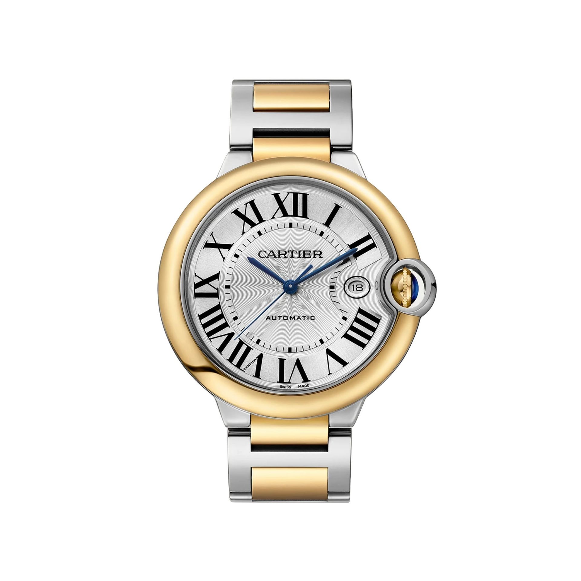 CARTIER Ballon Bleu De Cartier, Acciaio, Oro Giallo 42 MM W2BB0039