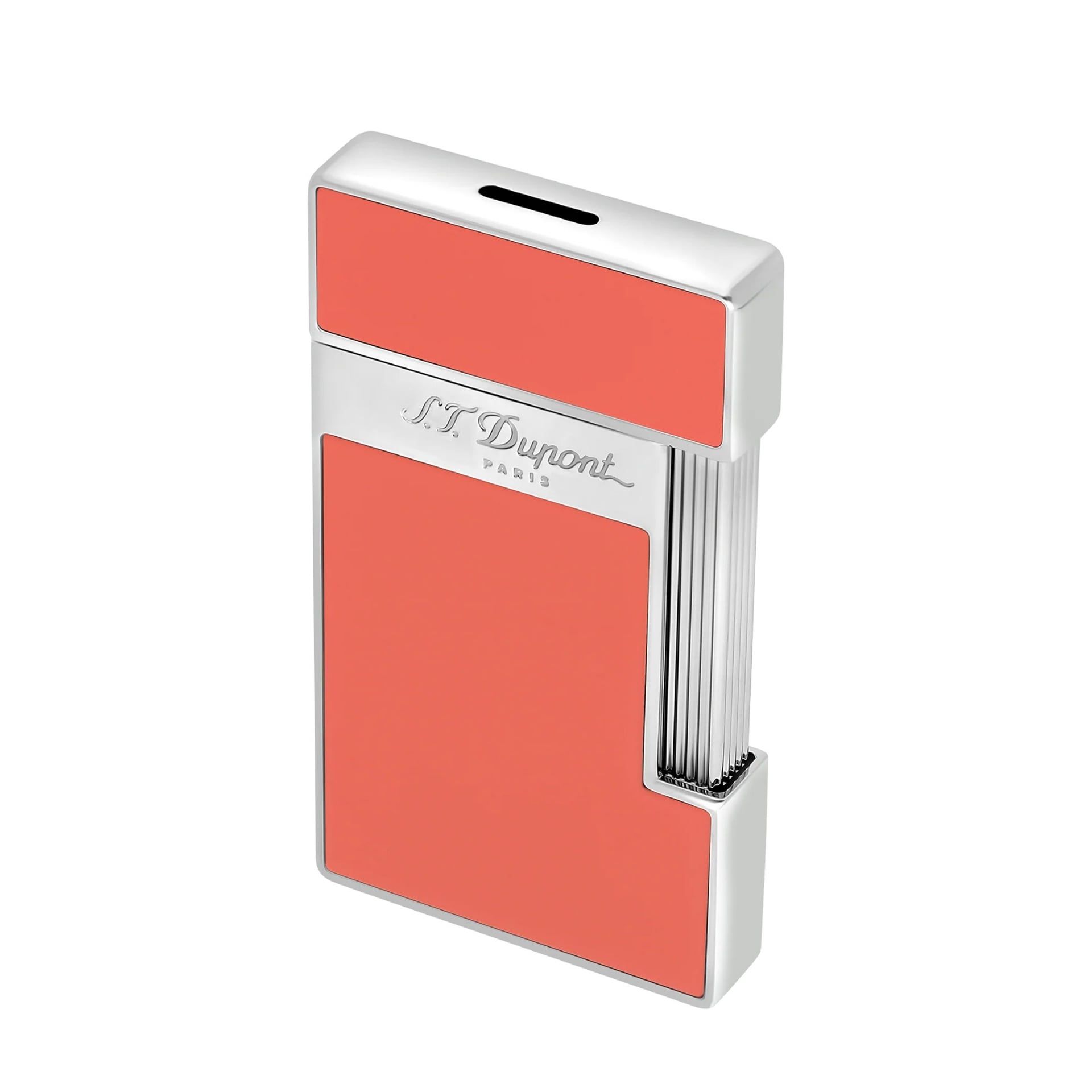 S. T. DUPONT Accendino Slimmy Cromo Corallo  028006
