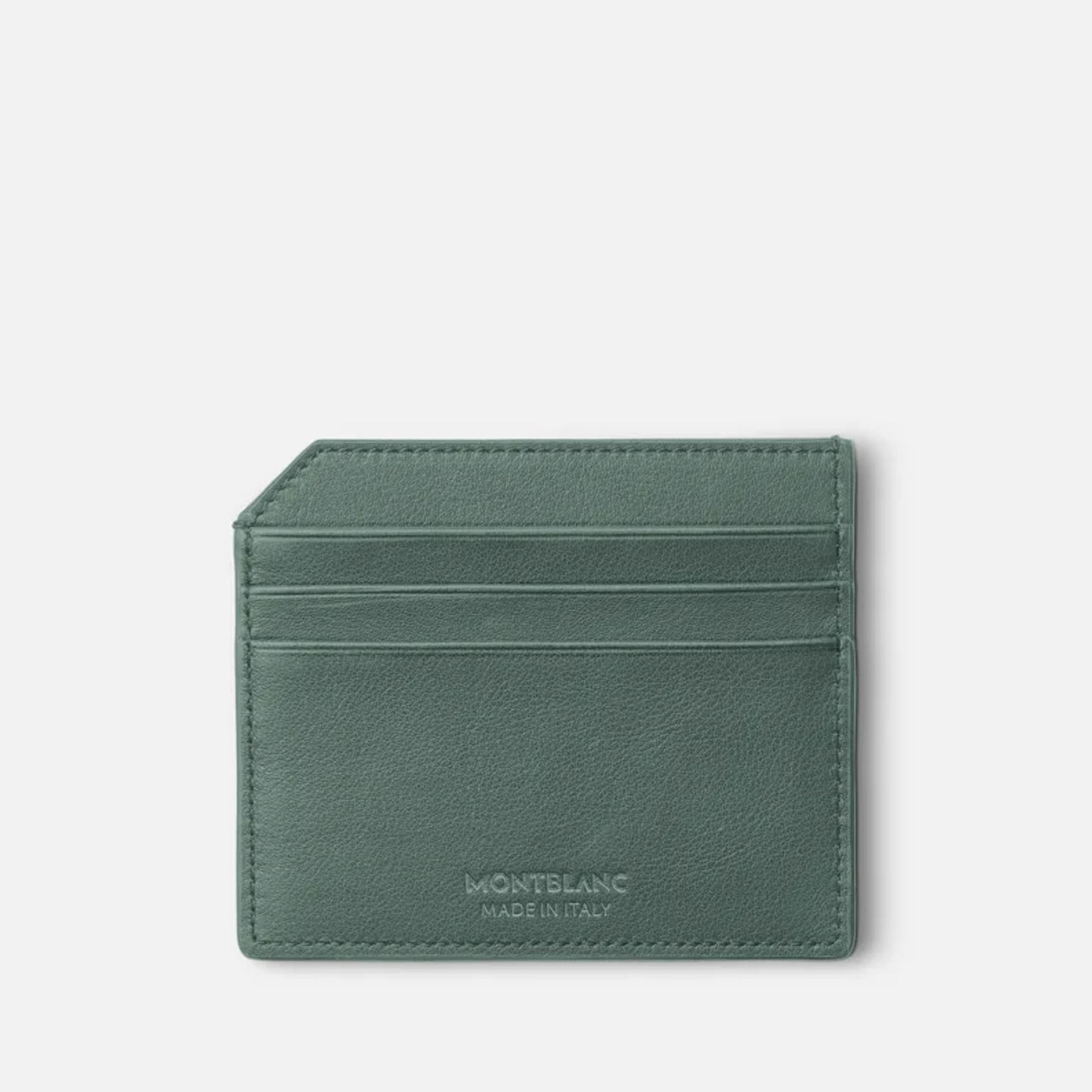 MONTBLANC Portacarte Verde Soft 6 Scomparti  198037