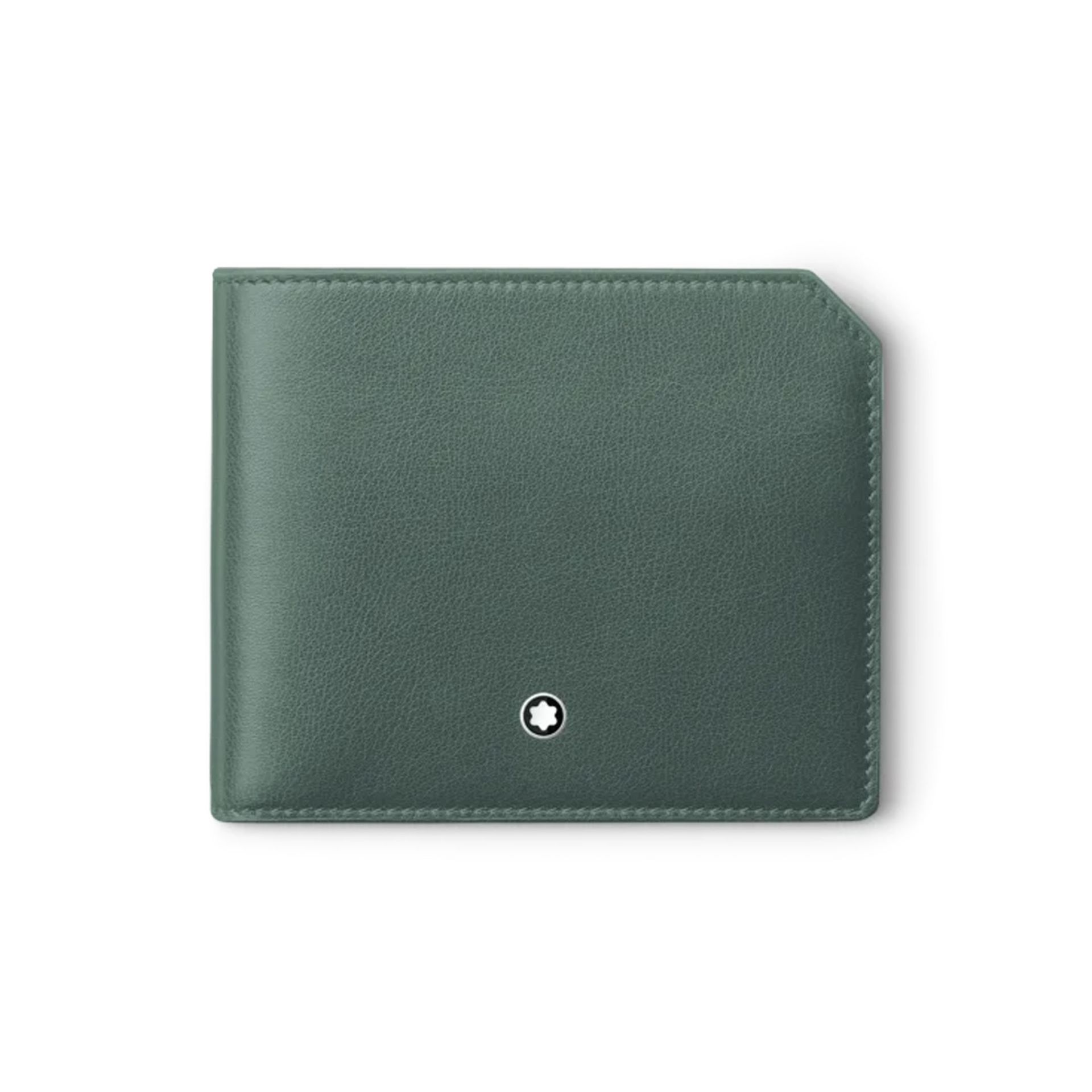 MONTBLANC Portafoglio Soft 6 Scomparti Verde  198023