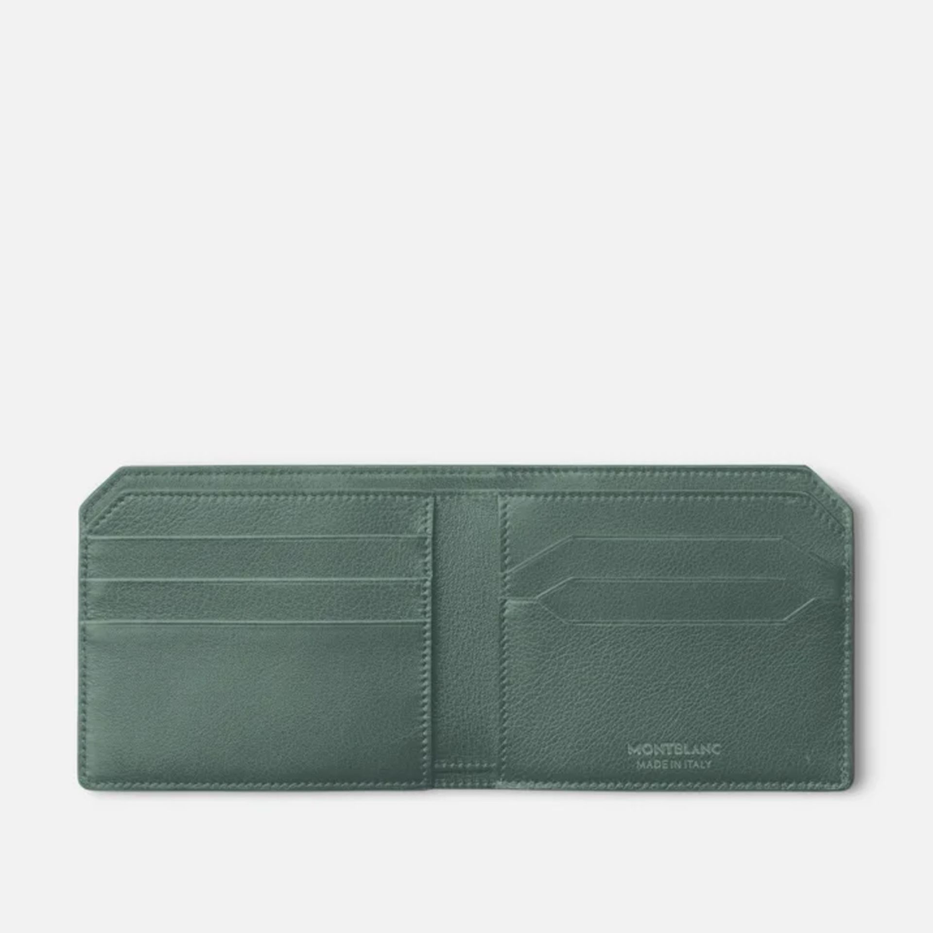 MONTBLANC Portafoglio Soft 6 Scomparti Verde  198023