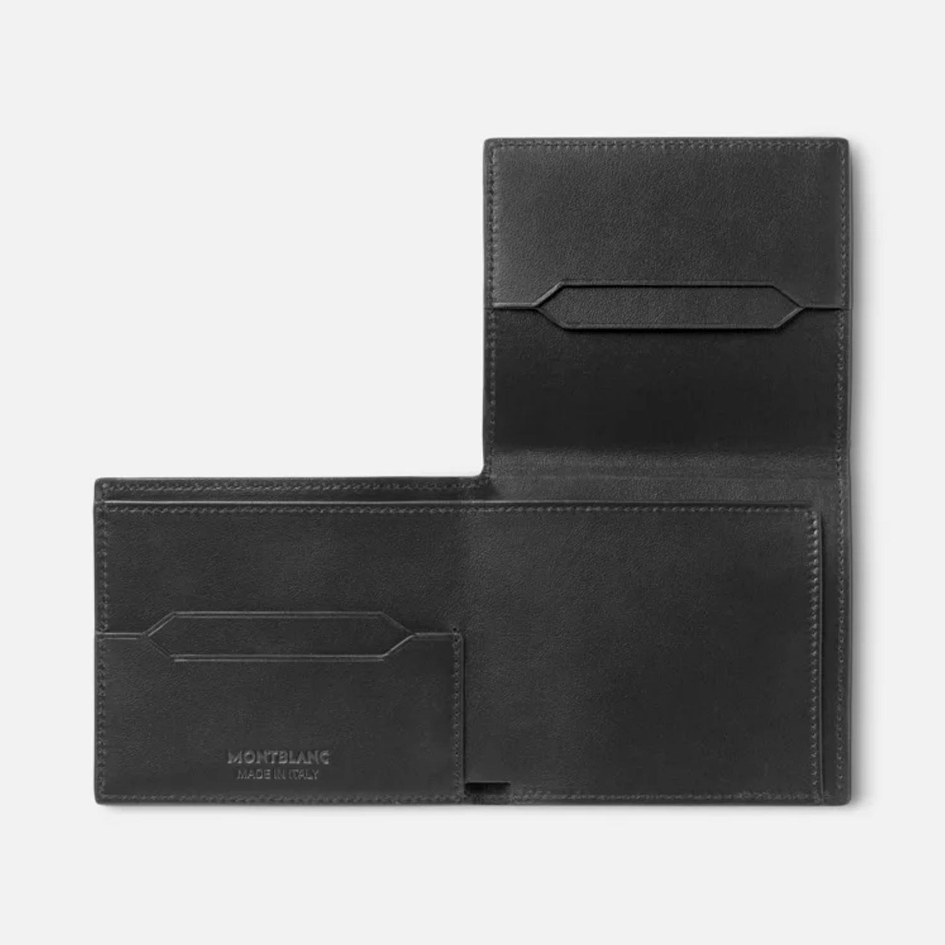 MONTBLANC Portafoglio Sottile Trio Soft 4 Scomparti Nero  198145
