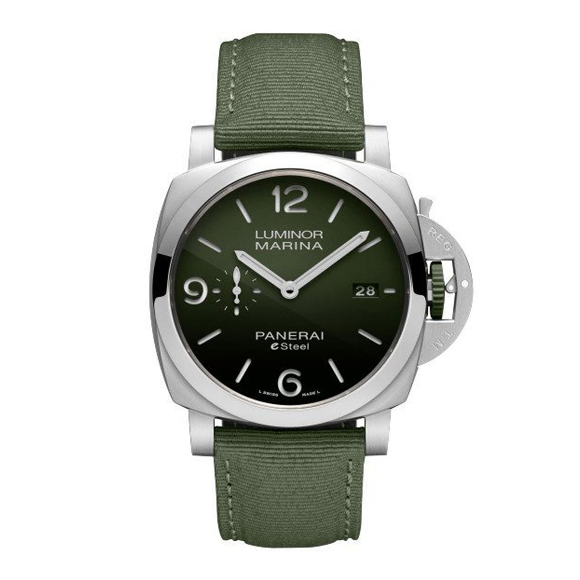 PANERAI Luminor Marina Esteel™ Verde Smeraldo 44 MM PAM01356