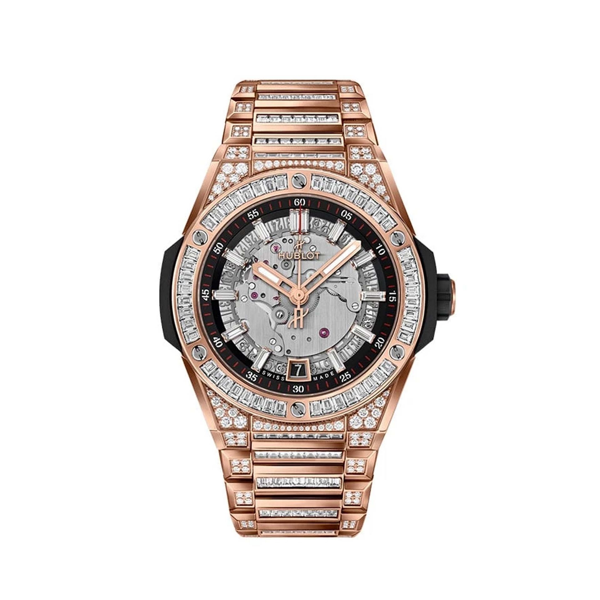 HUBLOT Big Bang Integrated Time Only King Gold Jewellery 40 MM 456.OX.0180.OX.9804