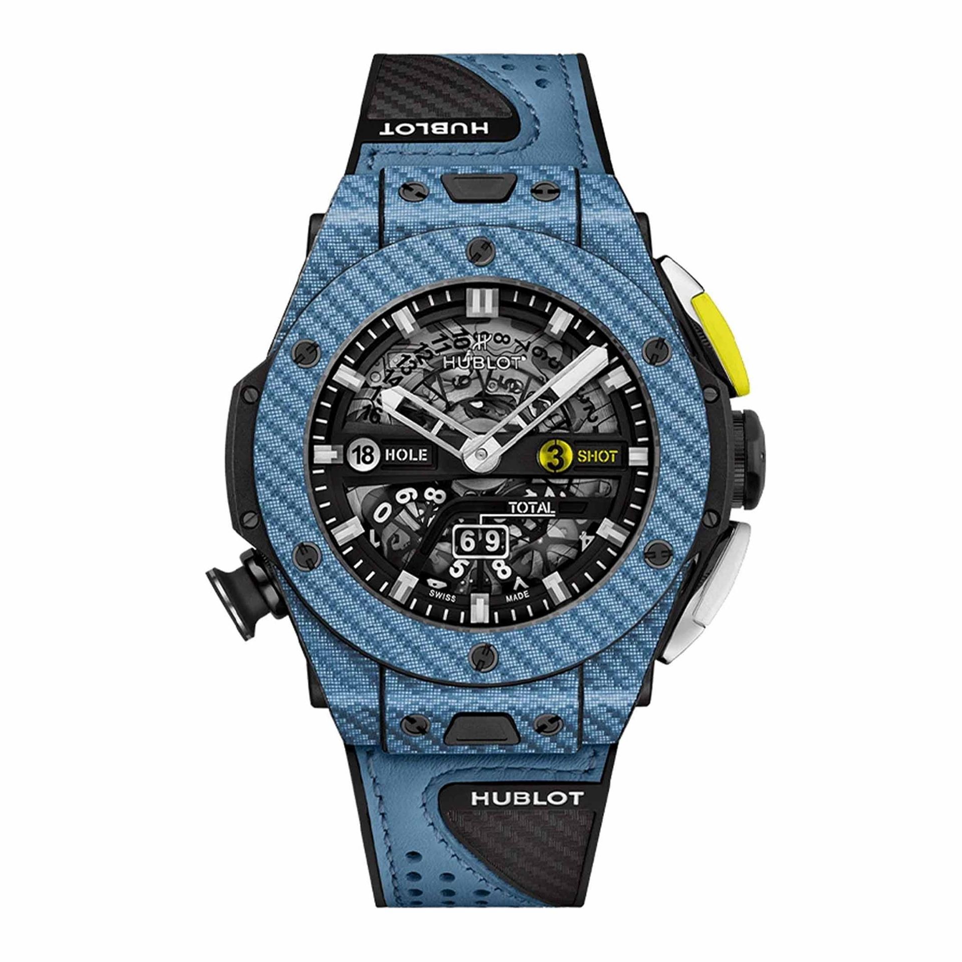 HUBLOT Big Bang Unico Golf Sky Blue Carbon 45 MM 416.YE.1120.VR