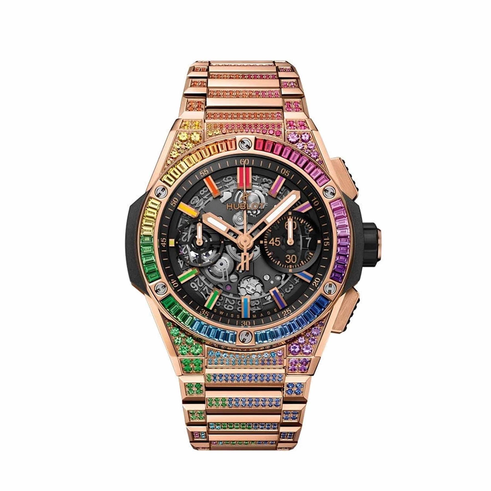 HUBLOT Big Bang Integrated King Gold Rainbow 42 MM 451.OX.1180.OX.3999