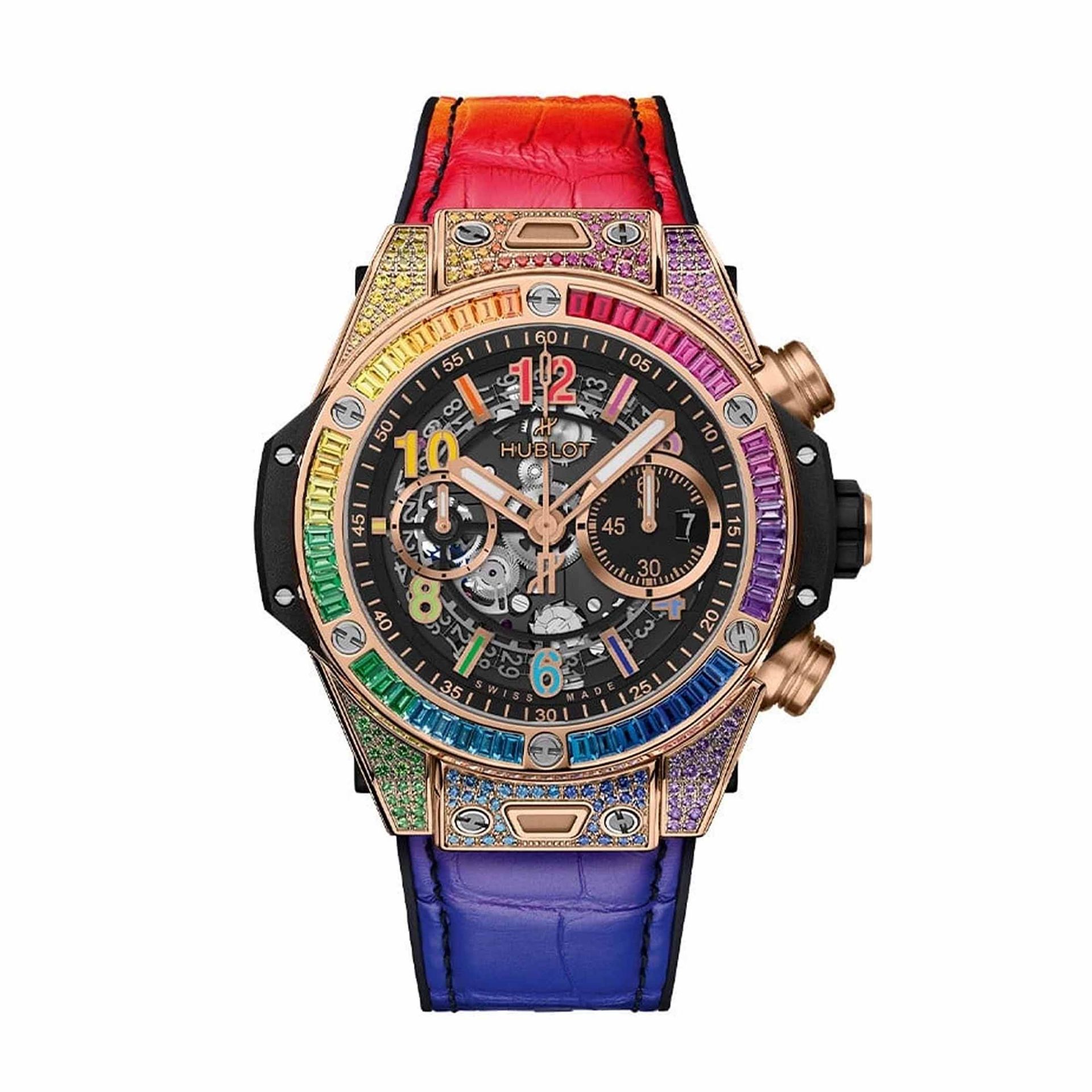 HUBLOT Big Bang Unico Titanium Rainbow 44 MM 421.OX.1118.LR.0999