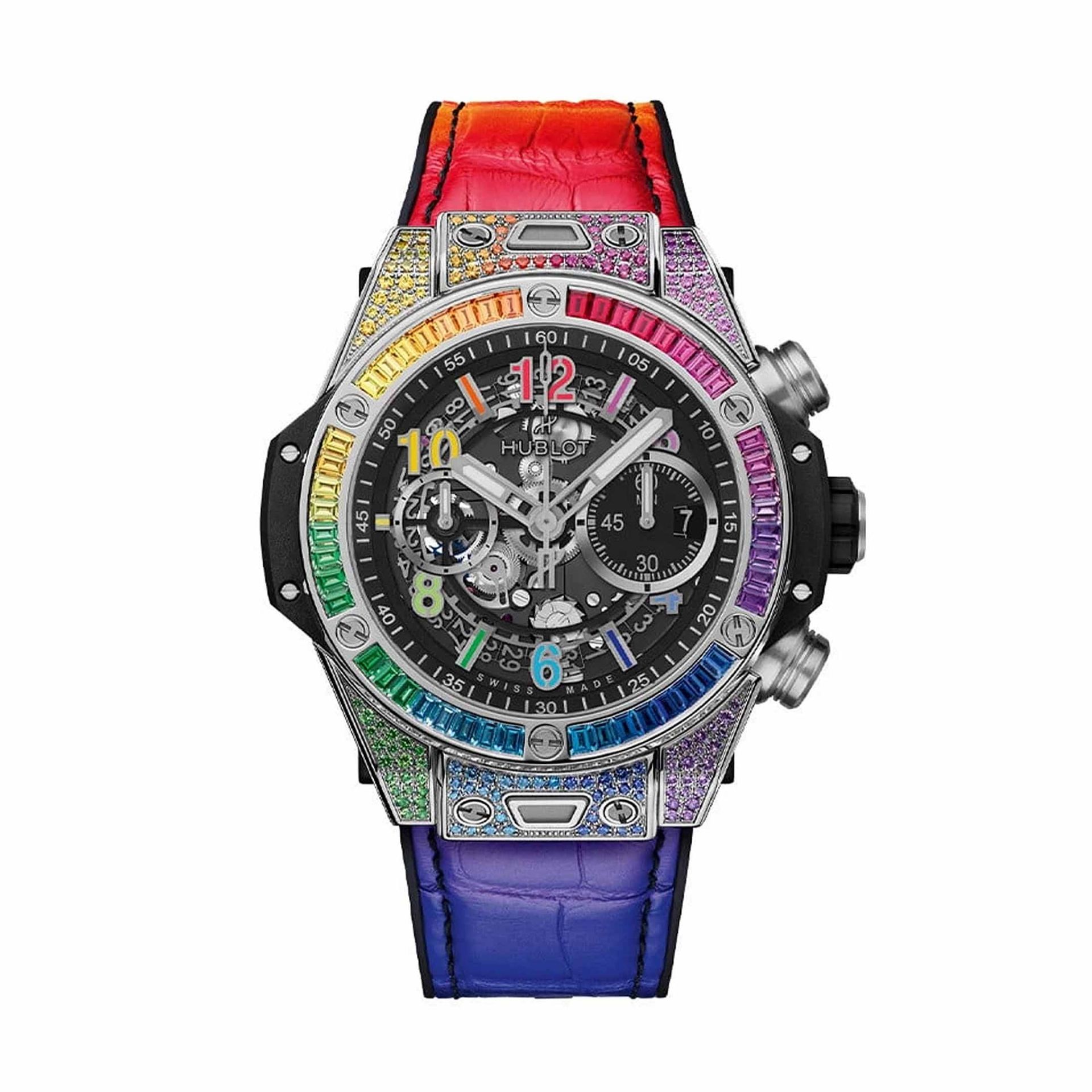 HUBLOT Big Bang Unico Titanium Rainbow 44 MM 421.NX.1117.LR.0999
