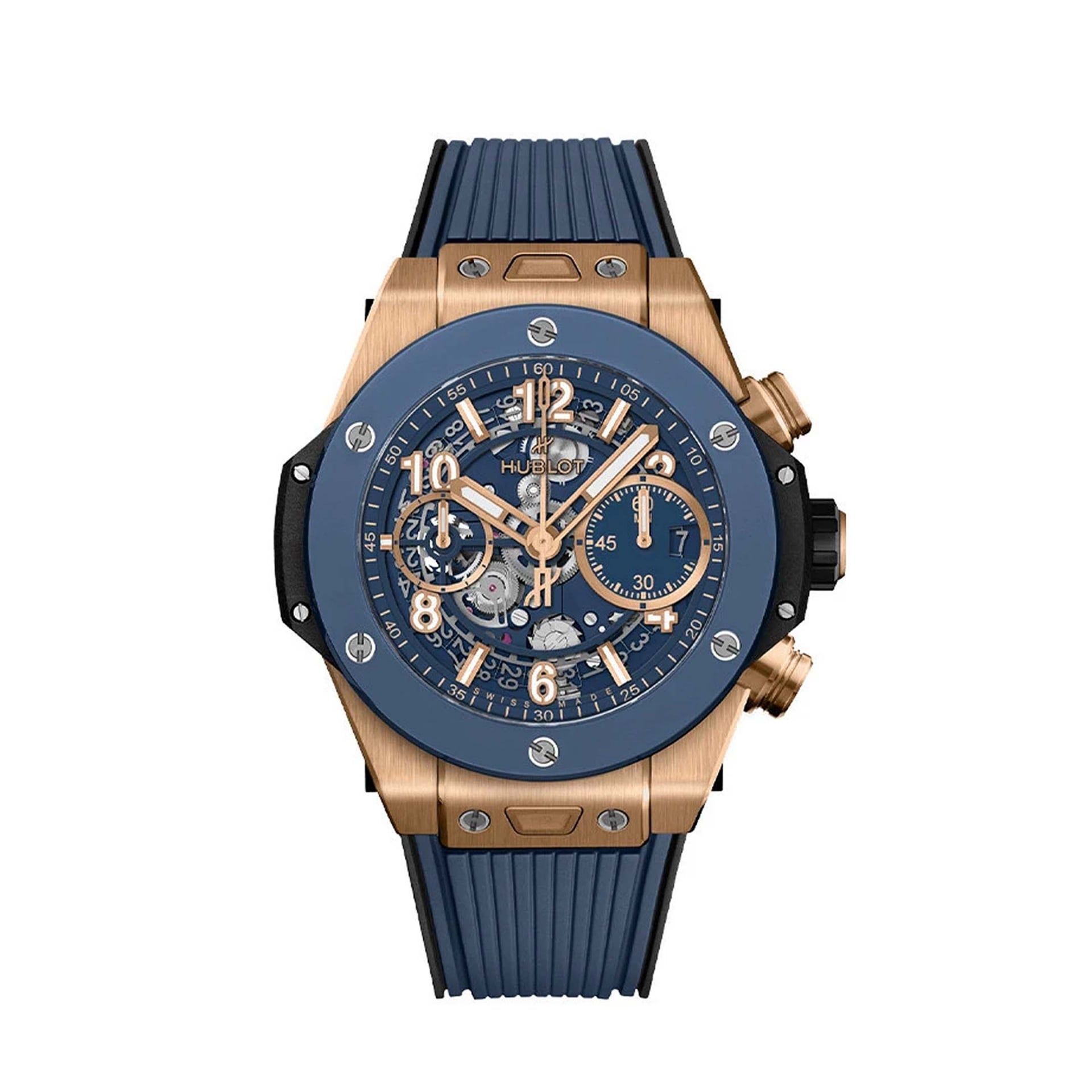HUBLOT Big Bang Unico King Gold Blue Ceramic 42 MM 441.OL.5181.RX