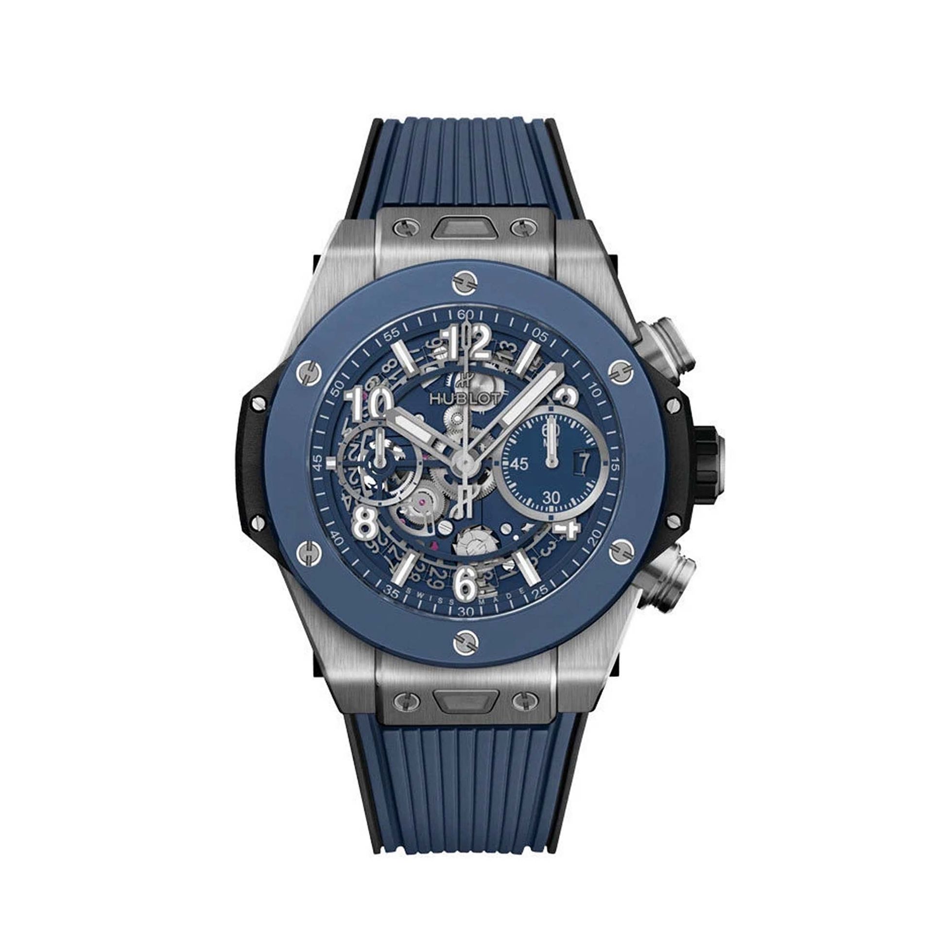 HUBLOT Big Bang Unico Titanium Blue Ceramic 42 MM 441.NL.5171.RX