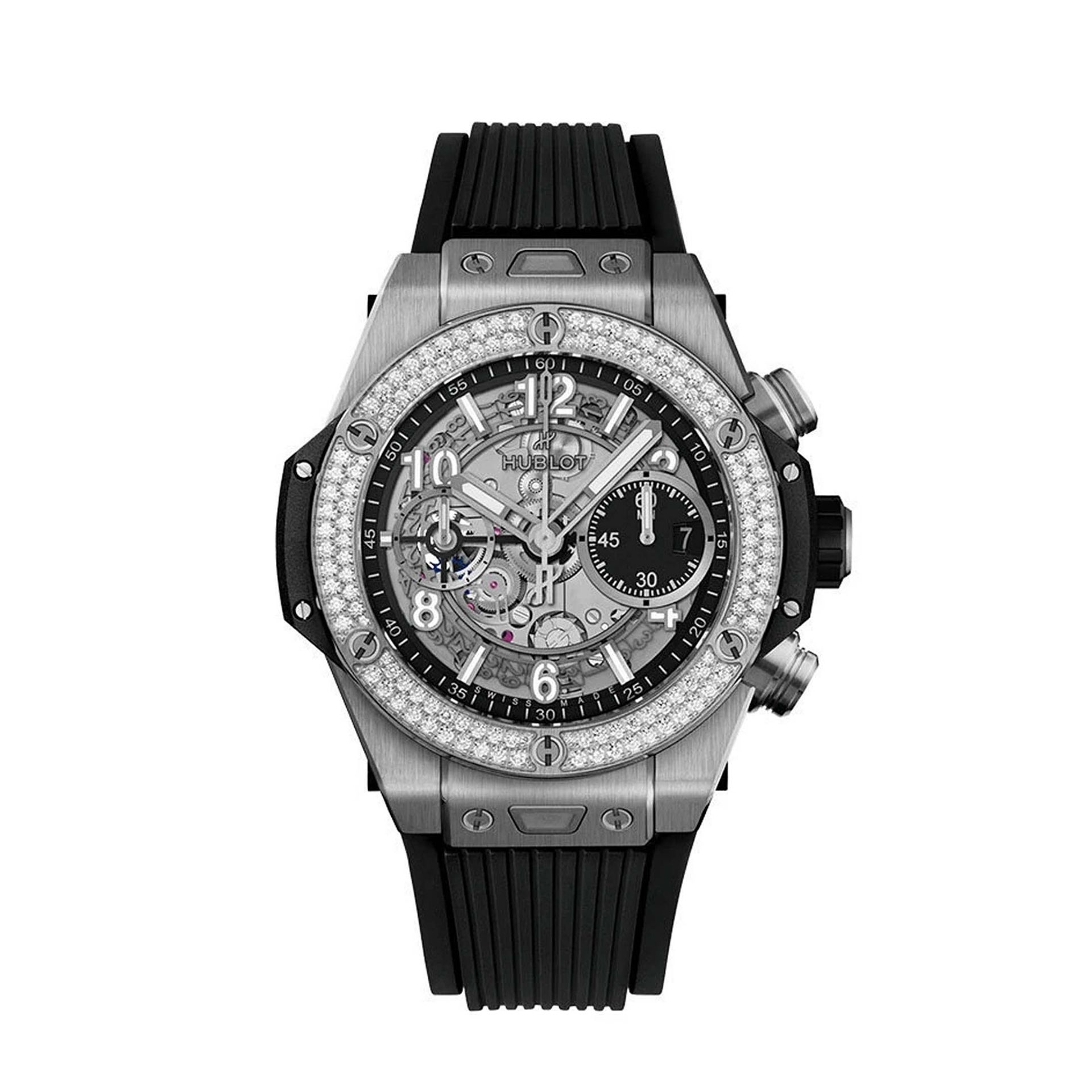 HUBLOT Big Bang Unico Titanium Diamonds 42 MM 441.NX.1171.RX.1104