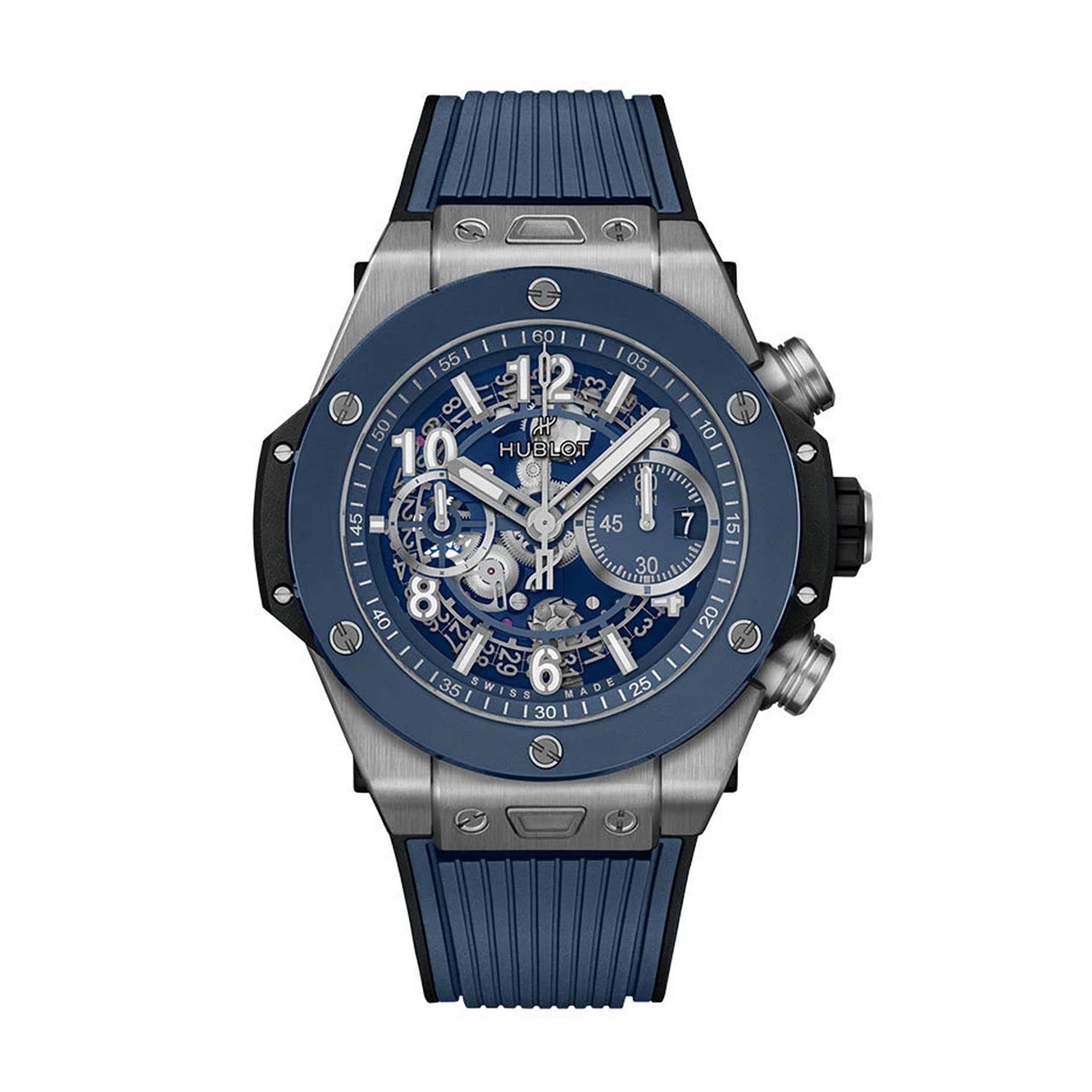 HUBLOT Big Bang Unico Titanium Blue Ceramic 44 MM 421.NL.5170.RX