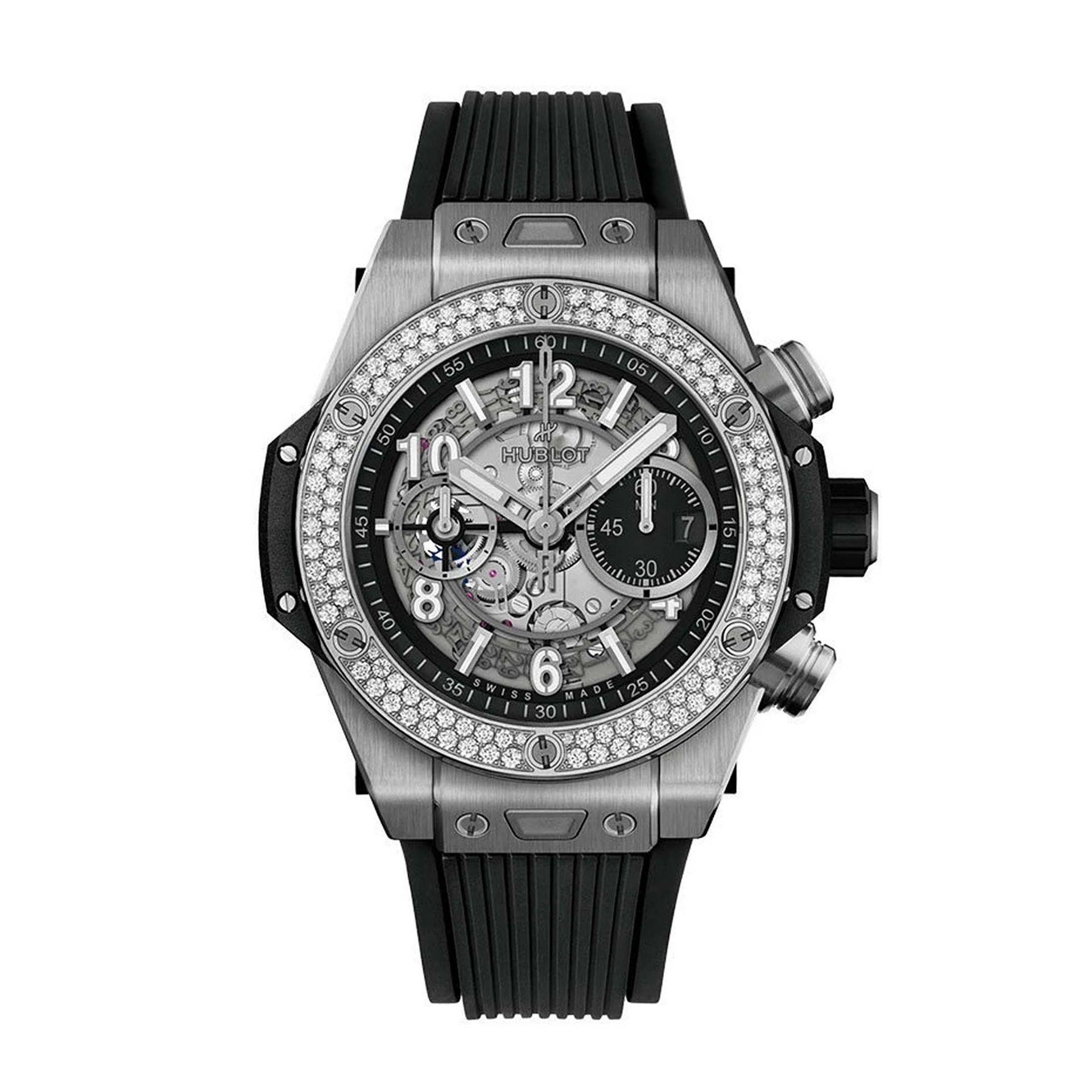 HUBLOT Big Bang Unico Titanium Diamonds 44 MM 421.NX.1170.RX.1104