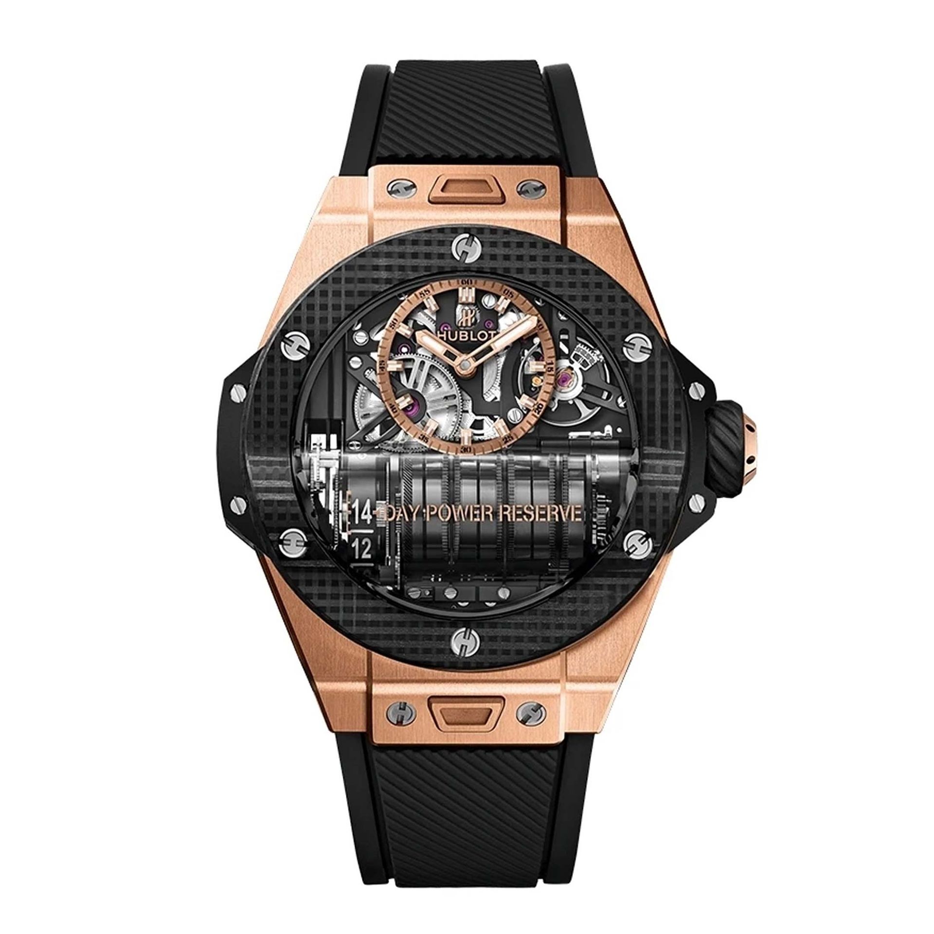HUBLOT Big Bang Mp-11 Power Reserve 14 Days King Gold 3D Carbon 45 MM 911.OQ.0118.RX