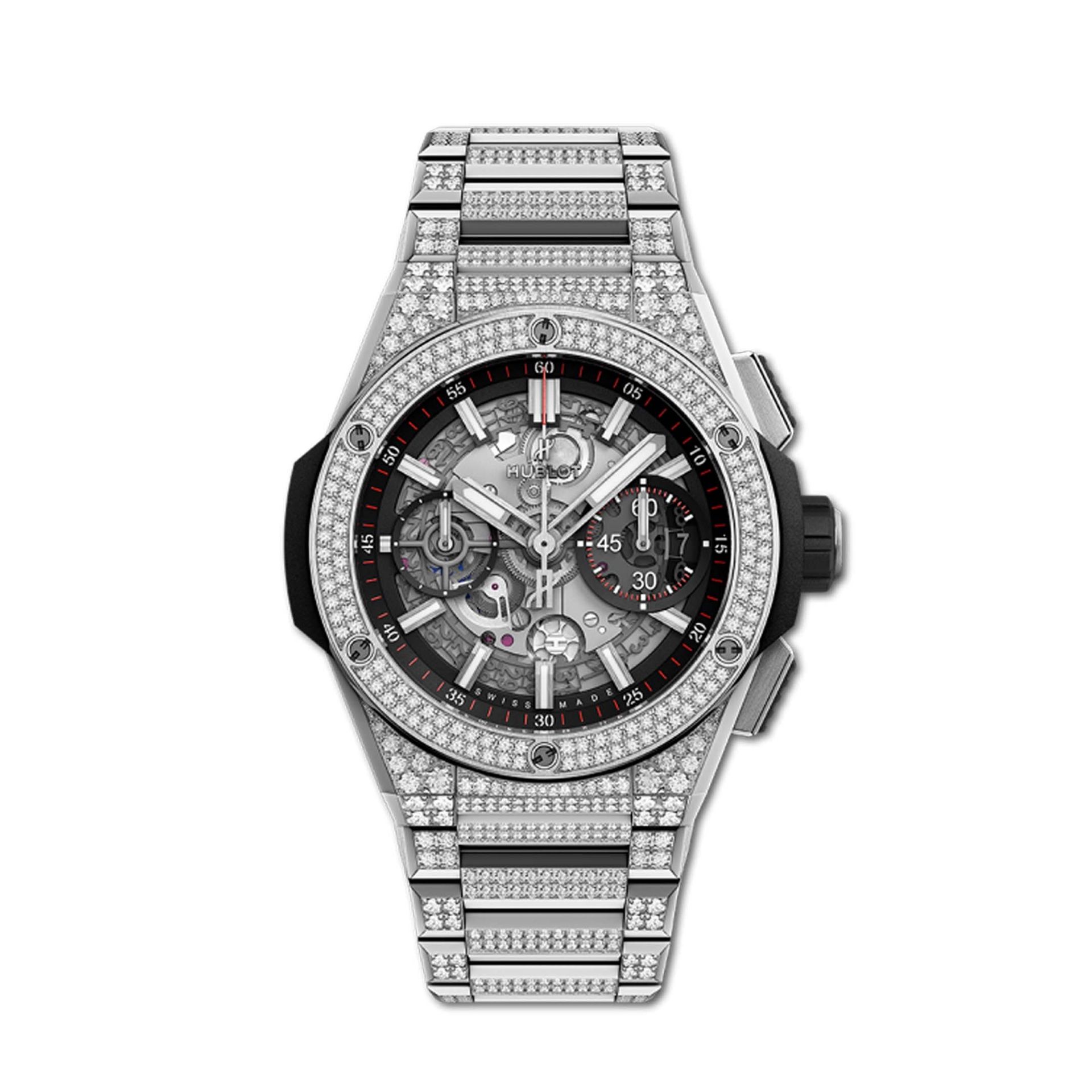HUBLOT Big Bang Integral Titanium Pavé 42 MM 451.NX.1170.NX.3704