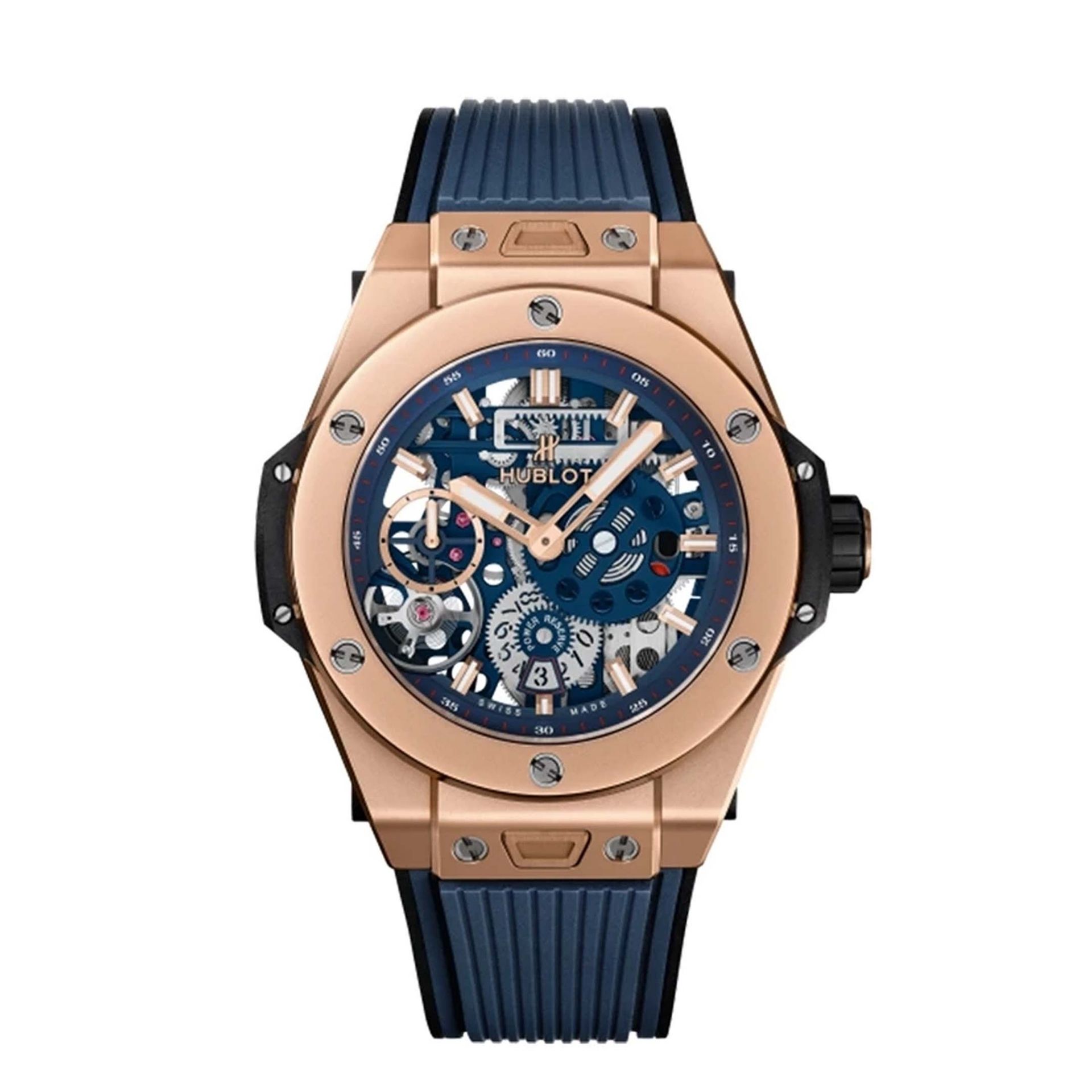 HUBLOT Big Bang Meca-10 King Gold Blue 45 MM 414.OI.5123.RX