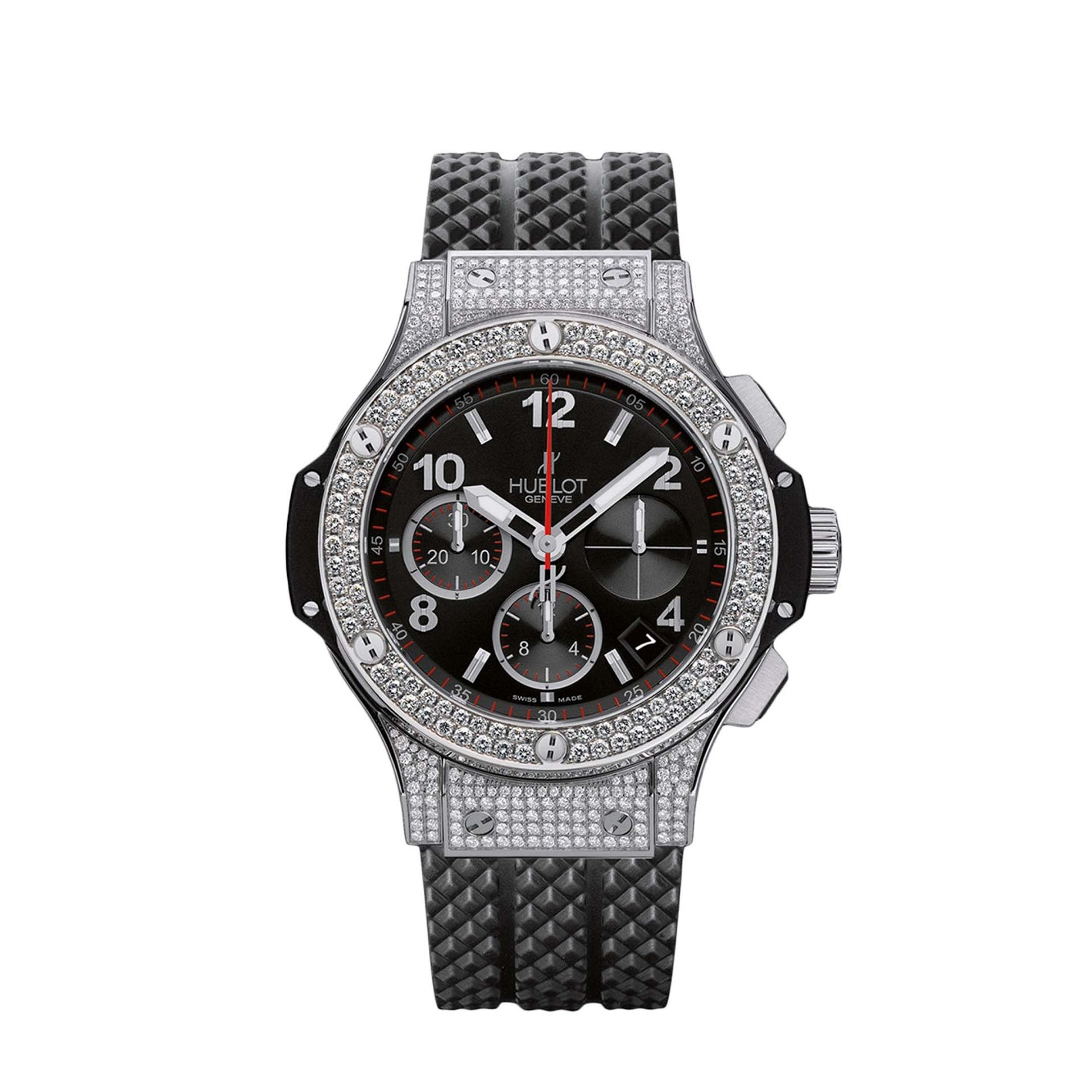 HUBLOT Big Bang Steel Pavé 41 MM 341.SX.130.RX.174