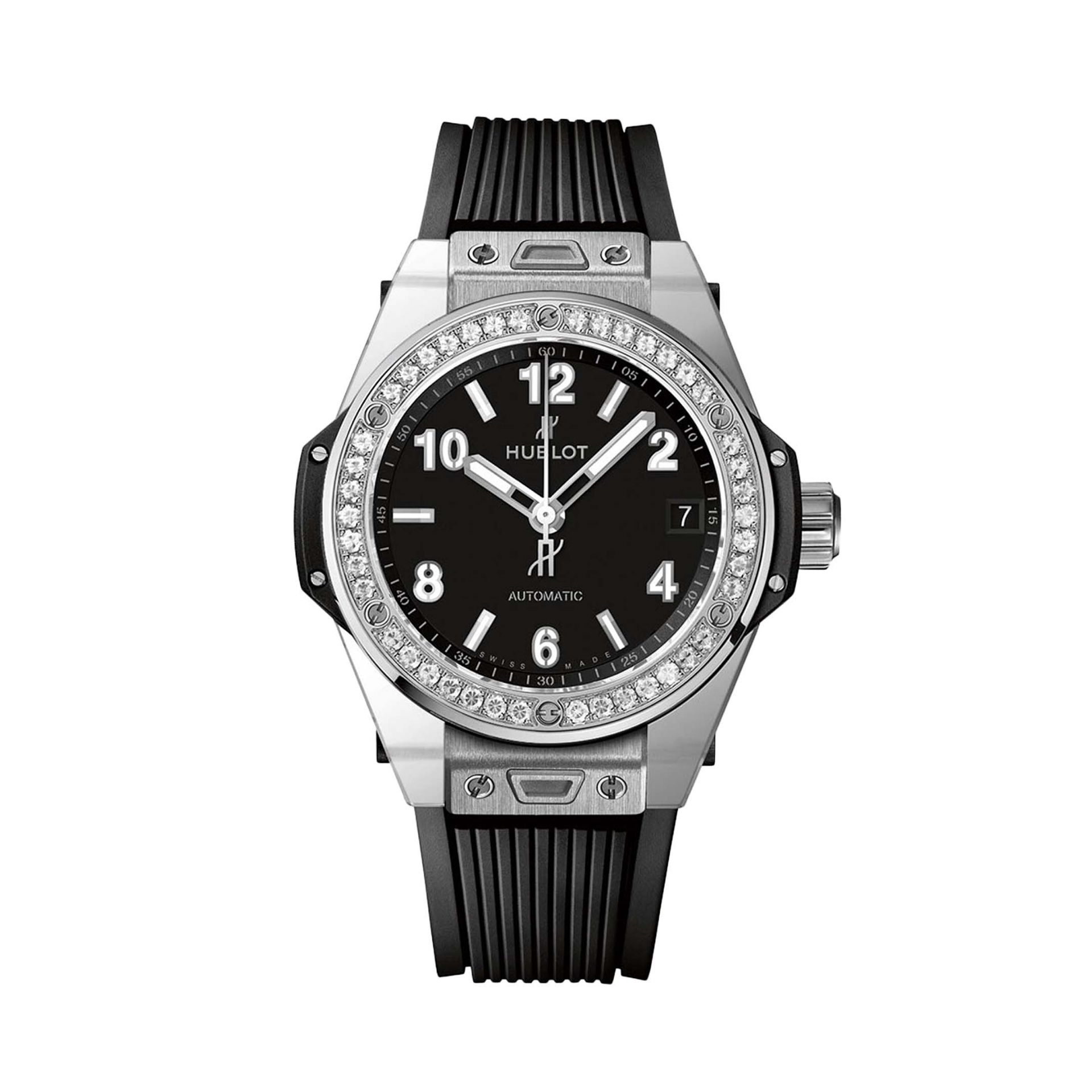 HUBLOT Big Bang One Click Steel Diamonds 39 MM 465.SX.1170.RX.1204