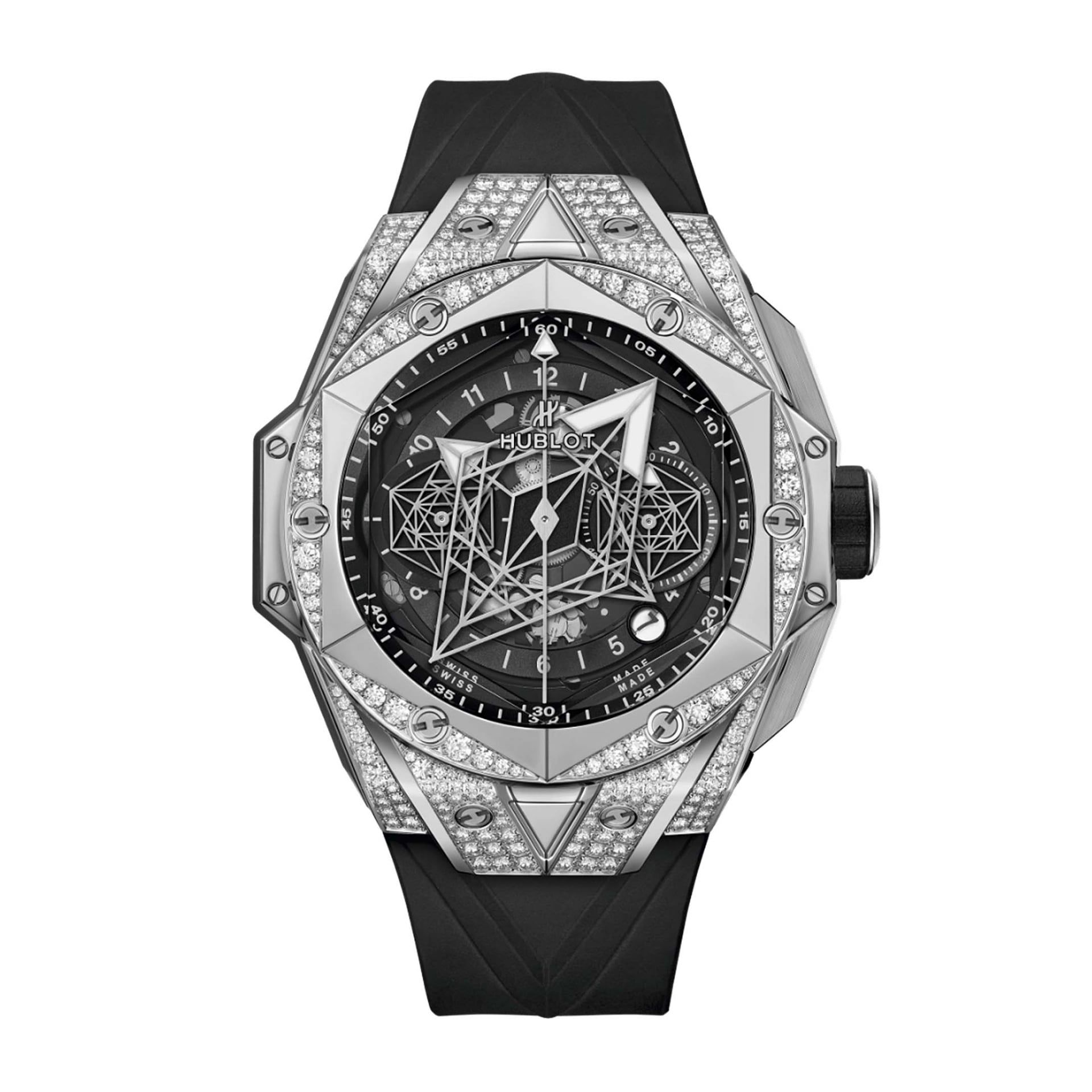 HUBLOT Big Bang Sang Bleu Ii Titanium Pavé 45 MM 418.NX.1107.RX.1604.MXM20