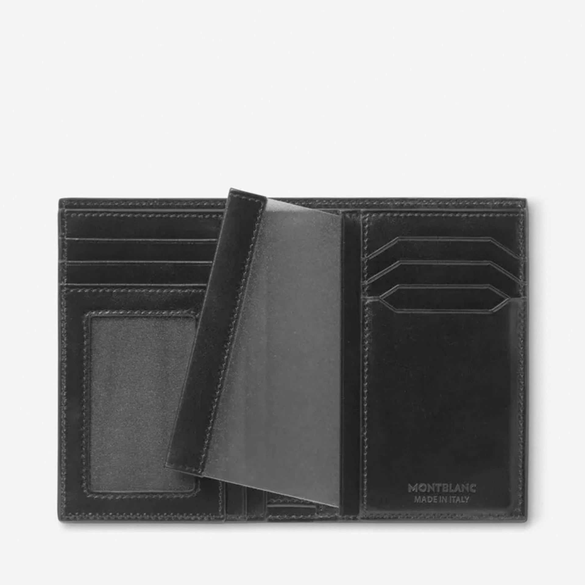 MONTBLANC Portafoglio Meisterstück Nero 7 Scomparti Con Porta Documento D'identità  198380