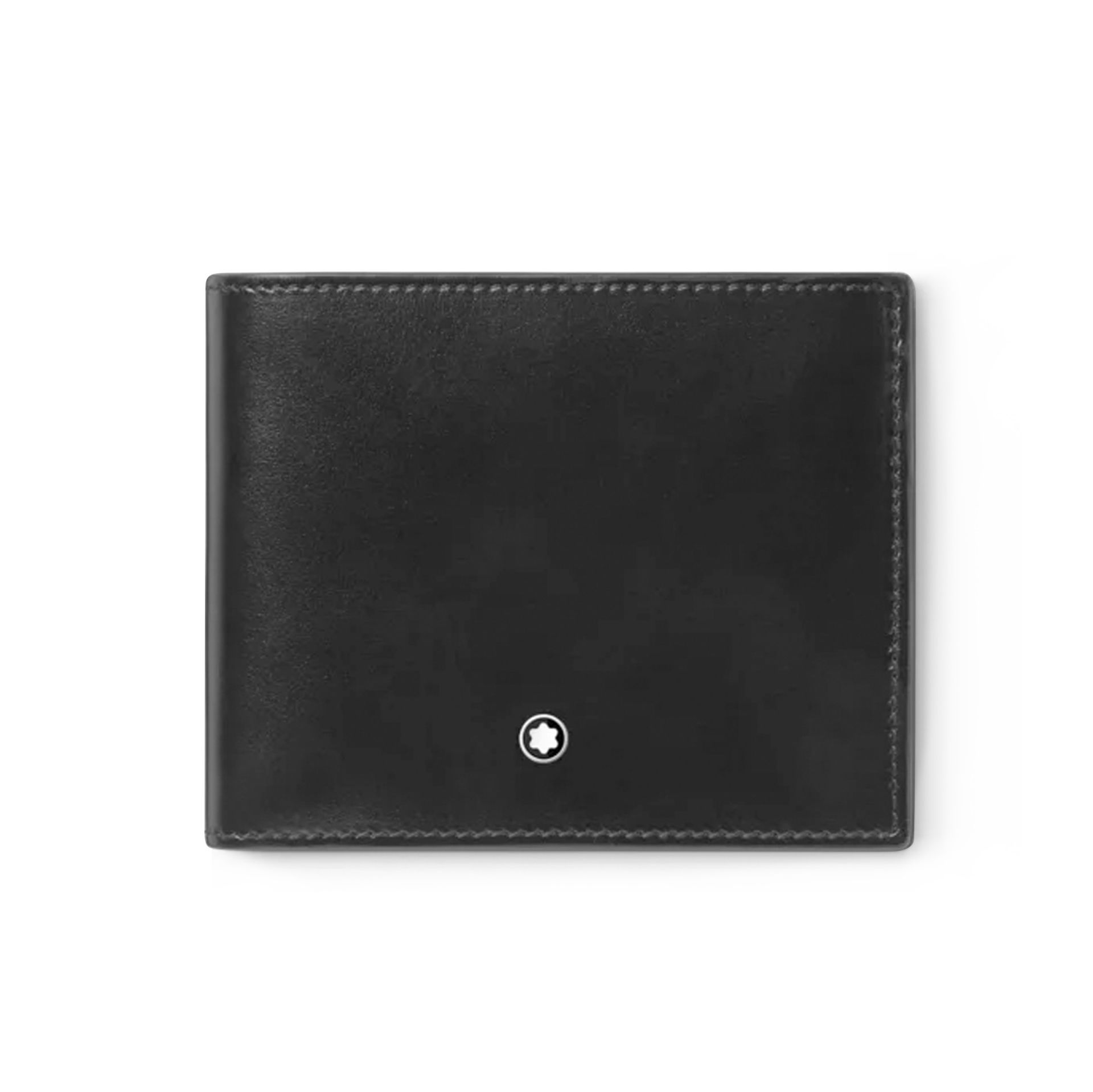 MONTBLANC Portafoglio Nero 4 scomparti Con Portamonete Meisterstück  198312
