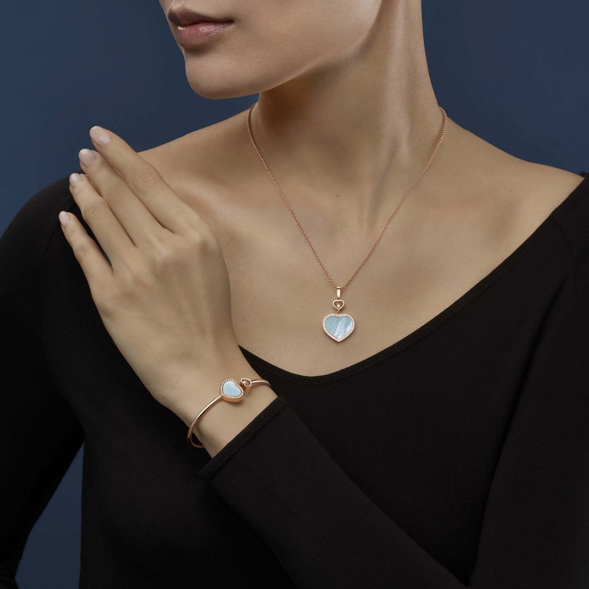 CHOPARD Bracciale Giunco Happy Hearts  @85A074-5340
