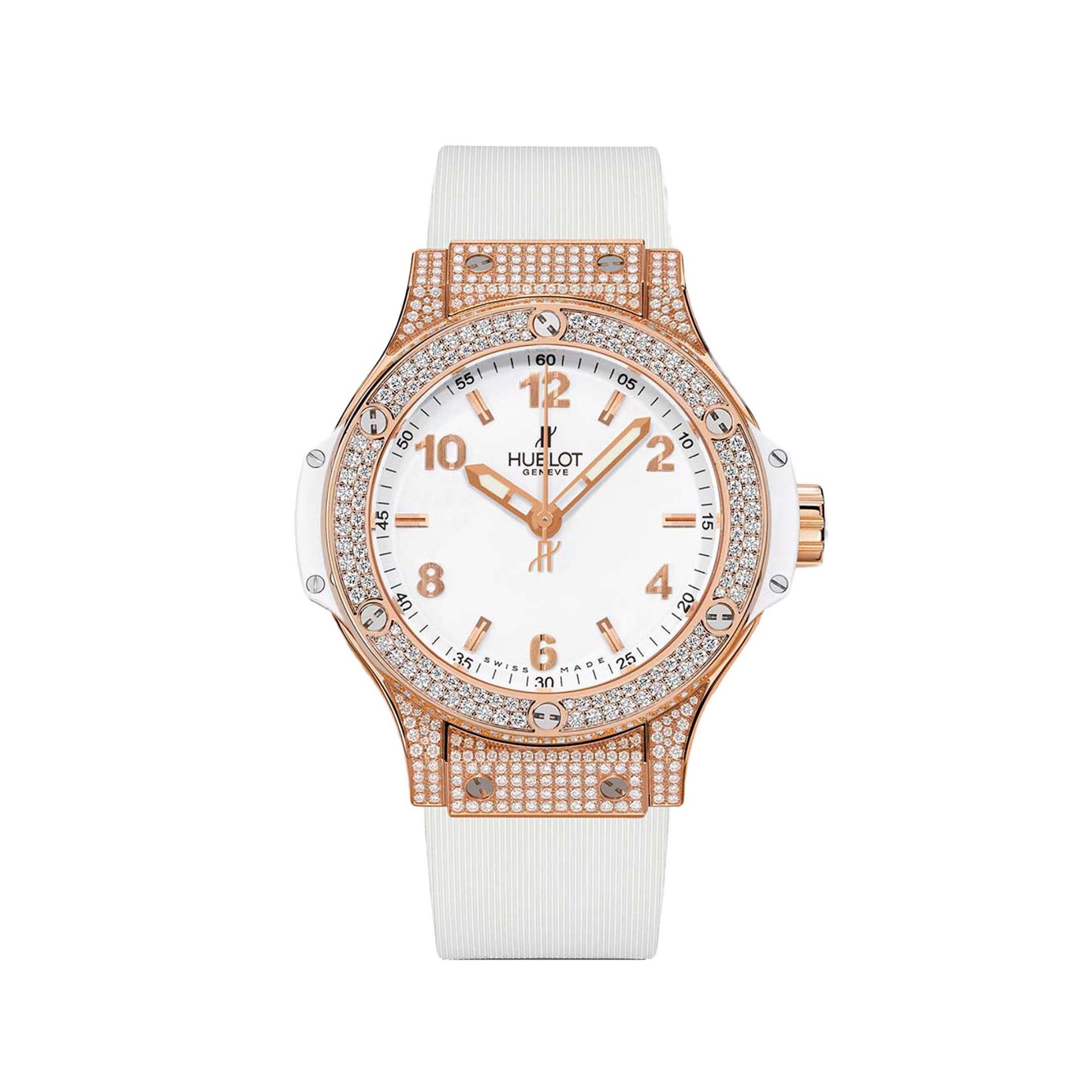 HUBLOT Big Bang Gold White Pavé 38 MM 361.PE.2010.RW.1704