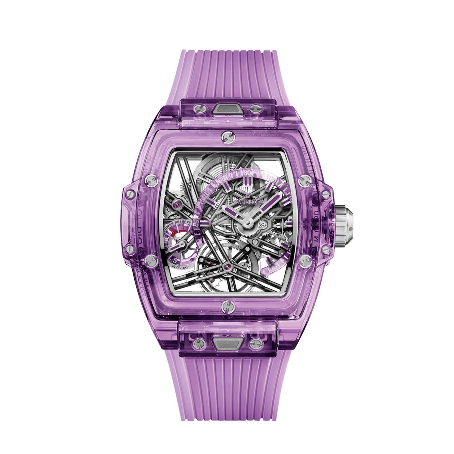 HUBLOT Spirit Of Big Bang Tourbillon Purple Sapphire 42 MM 645.JM.0120.RT