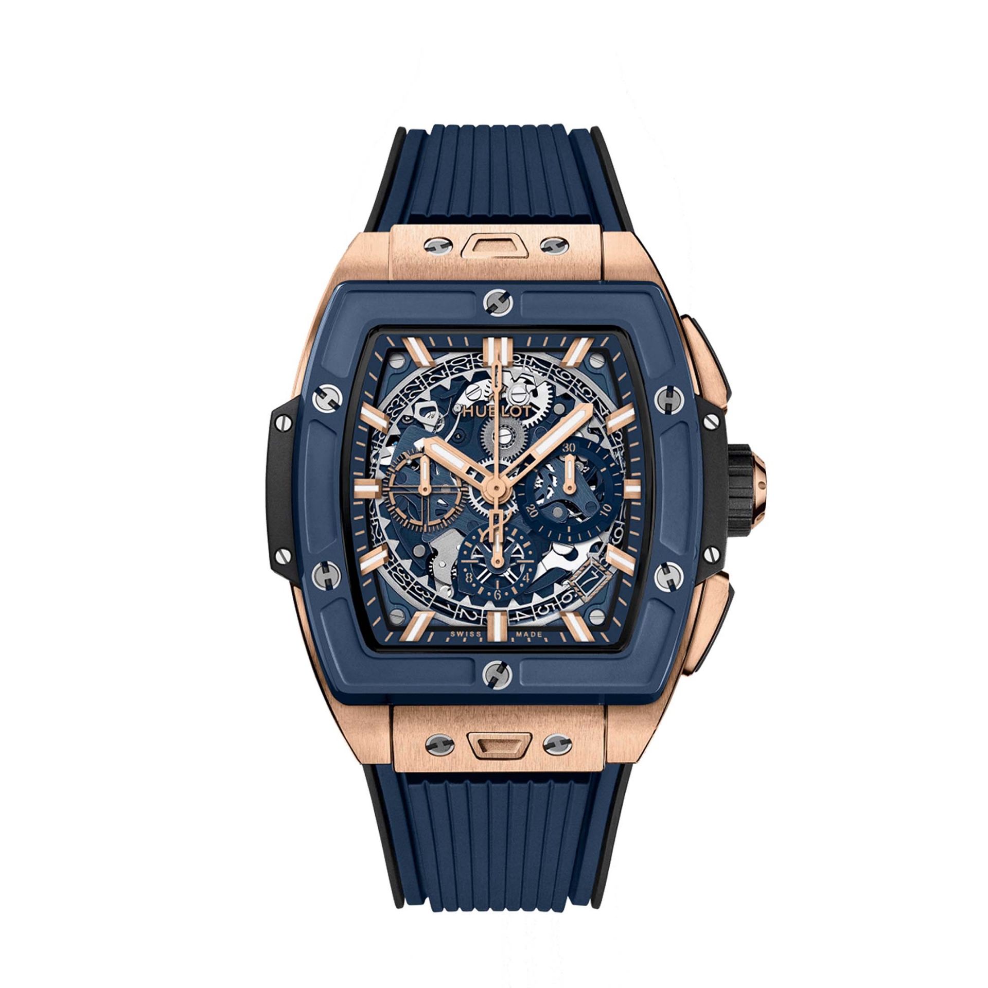 HUBLOT Big Bang Spirit King Gold Blue Ceramic 42 MM 642.OL.7180.RX