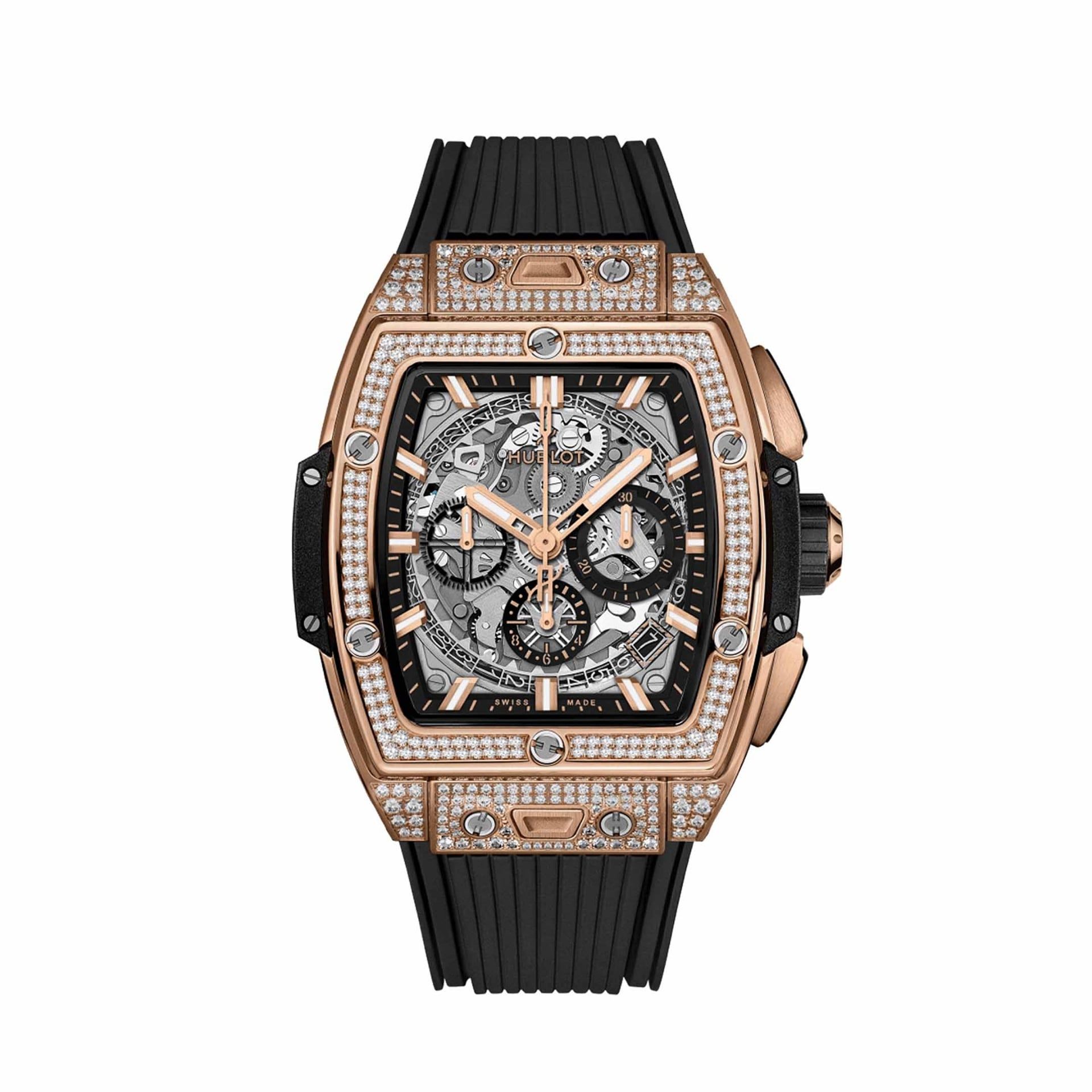 HUBLOT Big Bang Spirit King Gold Pavé 42 MM 642.OX.0180.RX.1704