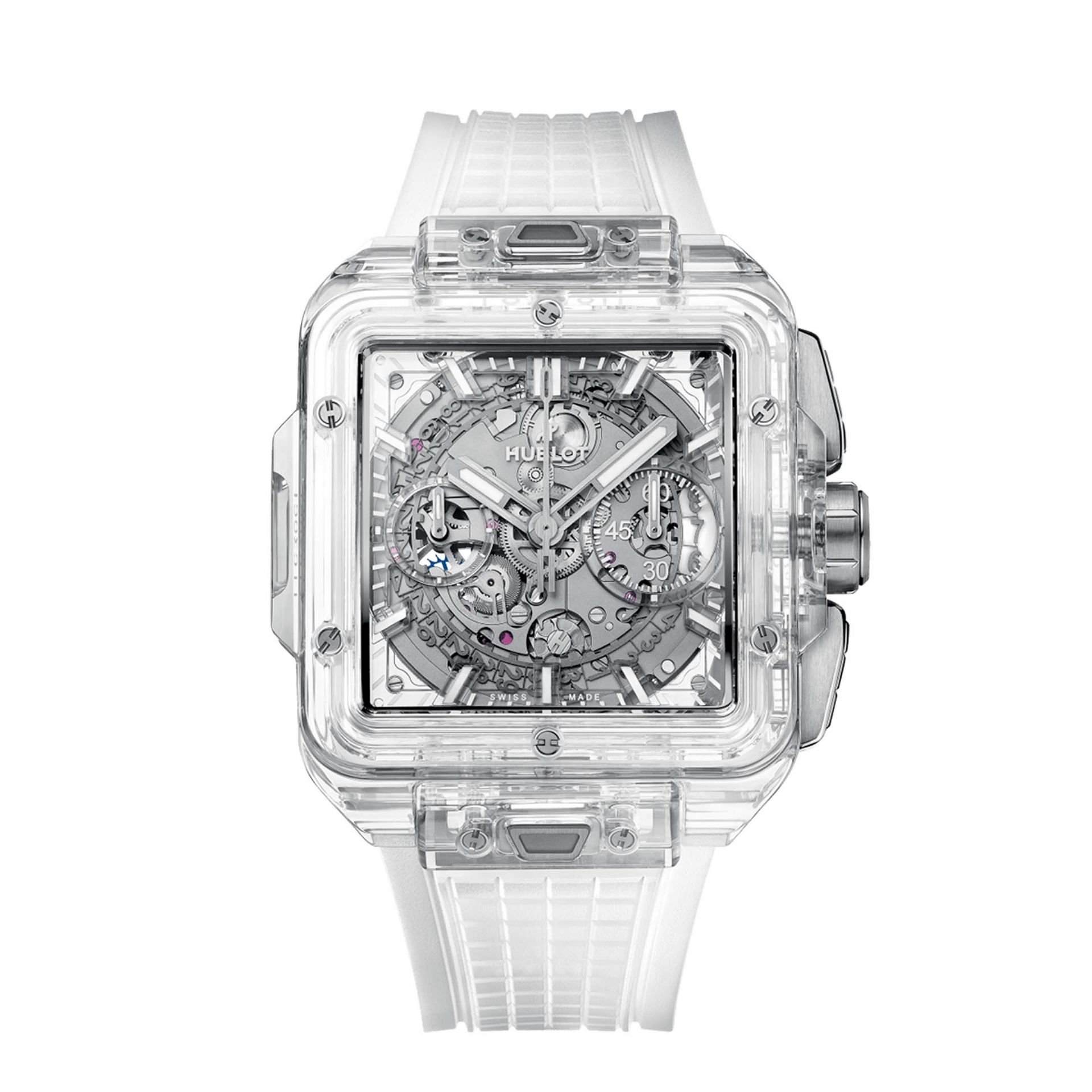 HUBLOT Square Bang Unico Sapphire 42 MM 821.JX.0120.RT
