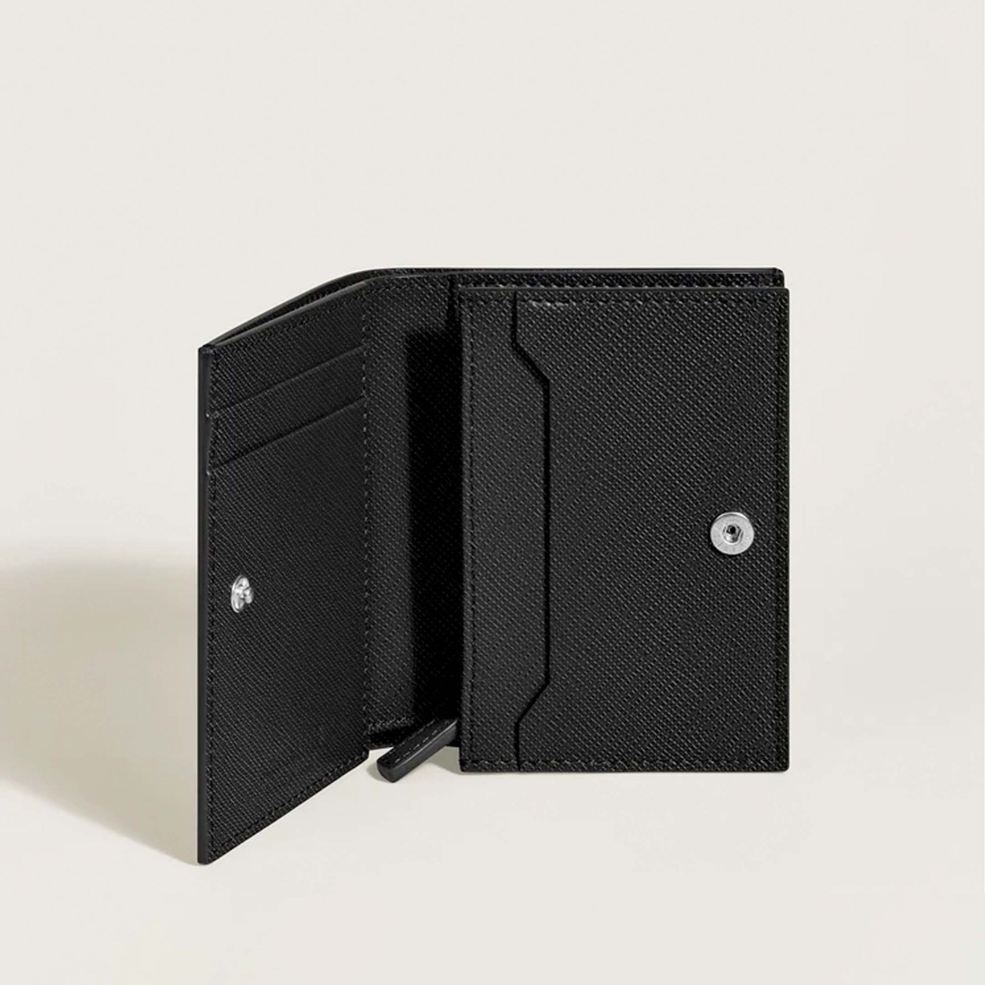 MONTBLANC Portafoglio Continental Sartorial Nano in Pelle Nera  198876