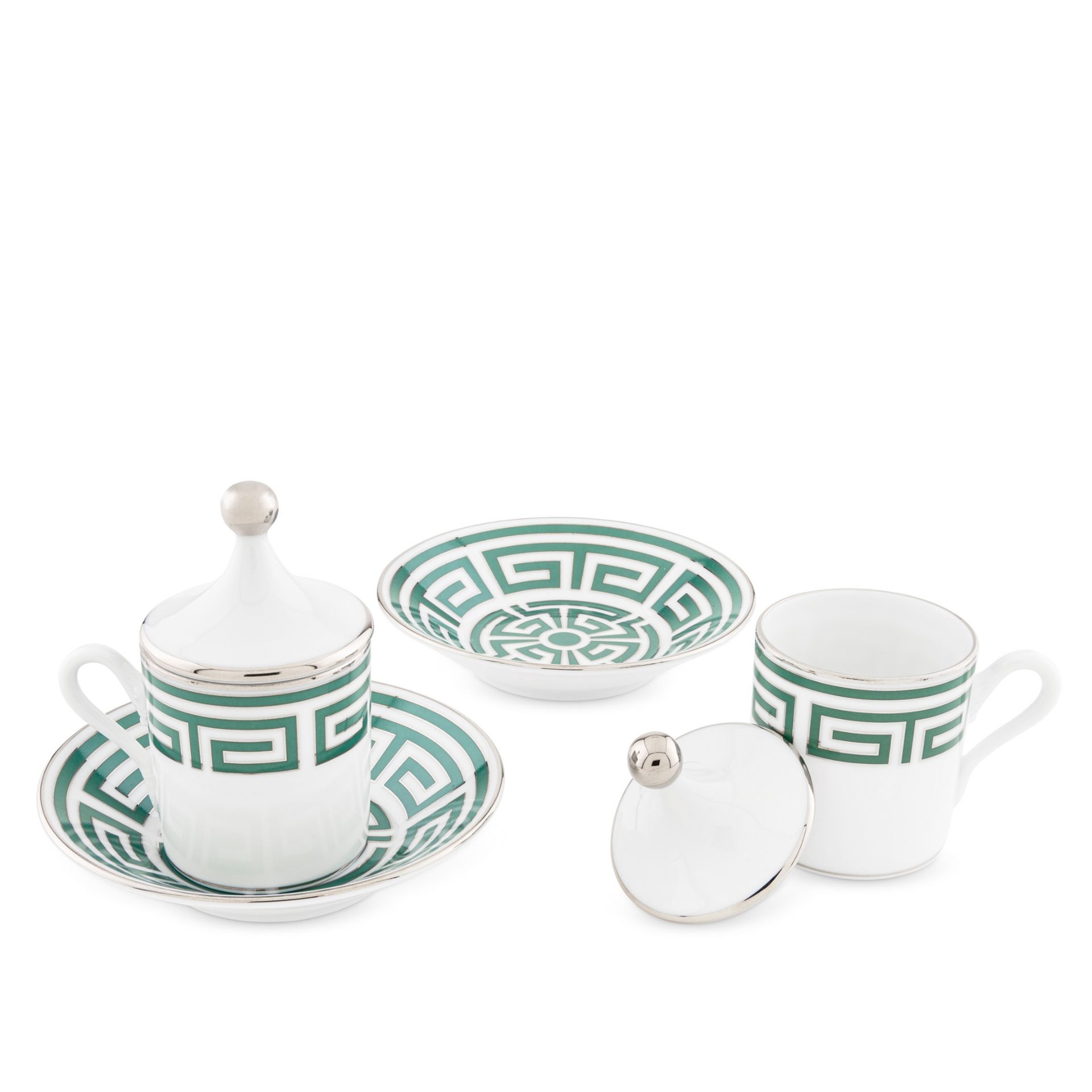 GINORI 1735 Servizio Da Caffè Per Due Labirinto Smeraldo  004RG00 FX917601G00125400