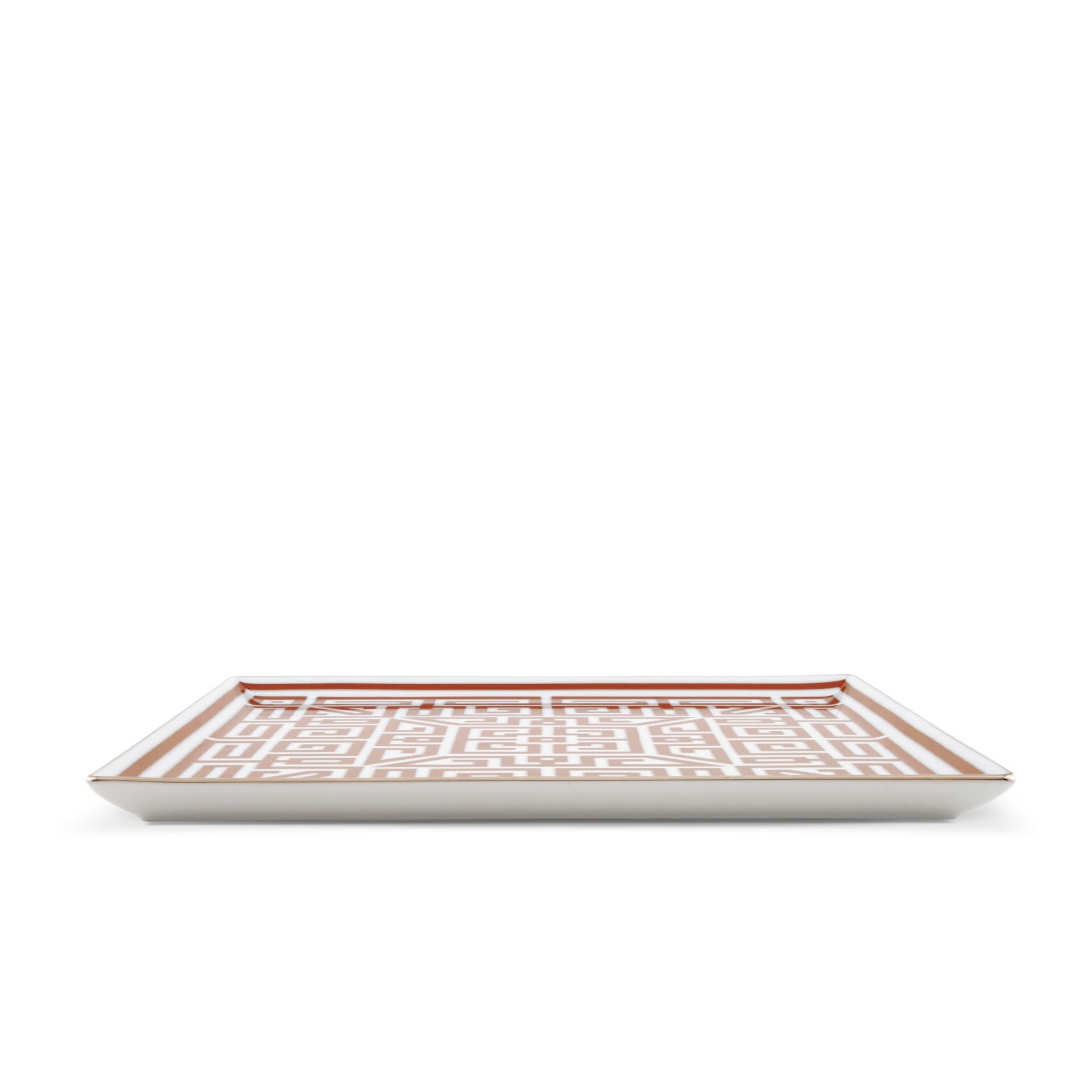 GINORI 1735 Centrotavola Quadrato Labirinto Scarlatto 30.9 CM - H 30.9 CM 172RG01 FVS1210130XG00125300
