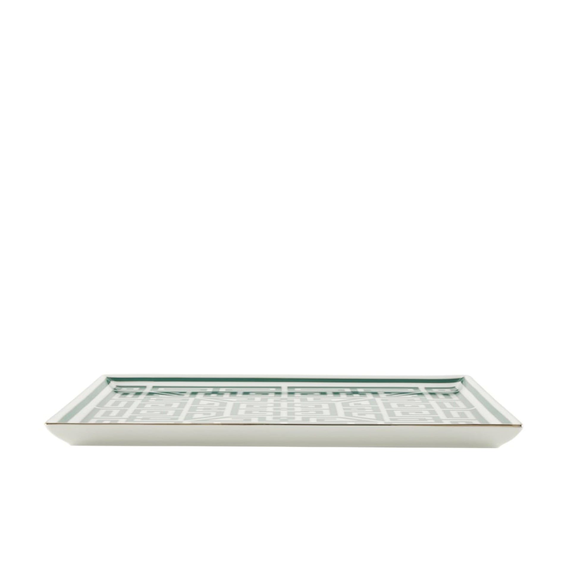 GINORI 1735 Centrotavola Quadrato Labirinto Smeraldo 30.9 CM - H 30.9 CM 172RG01 FVS1210130XG0012540