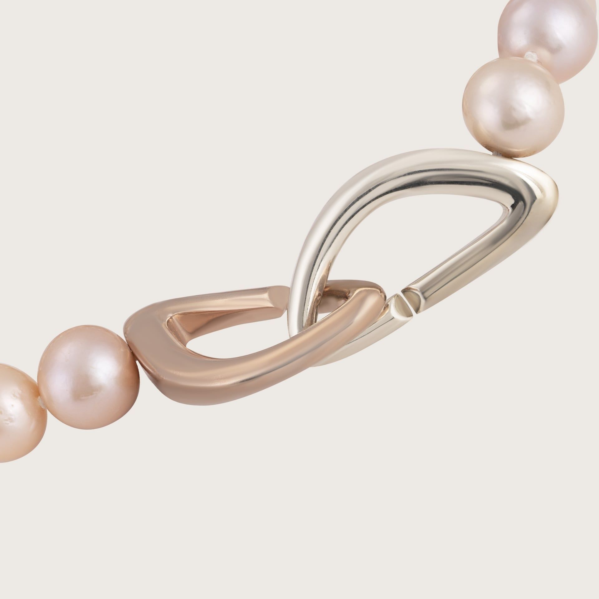 ASTRUA Collana Diva, Perle Cina, Oro Rosa e Oro Bianco  DI6599KT-3PCM12/15