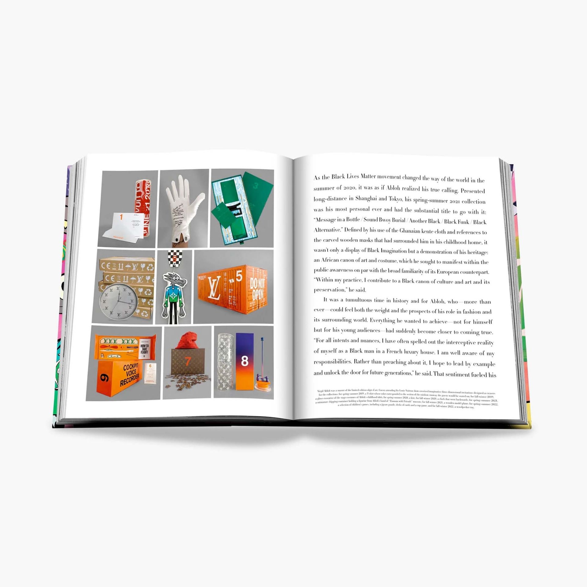 ASSOULINE Libro Louis Vuitton: Virgil Abloh (Classic Cartoon Cover) 25 x 4 x H 33 CM 9781649801524