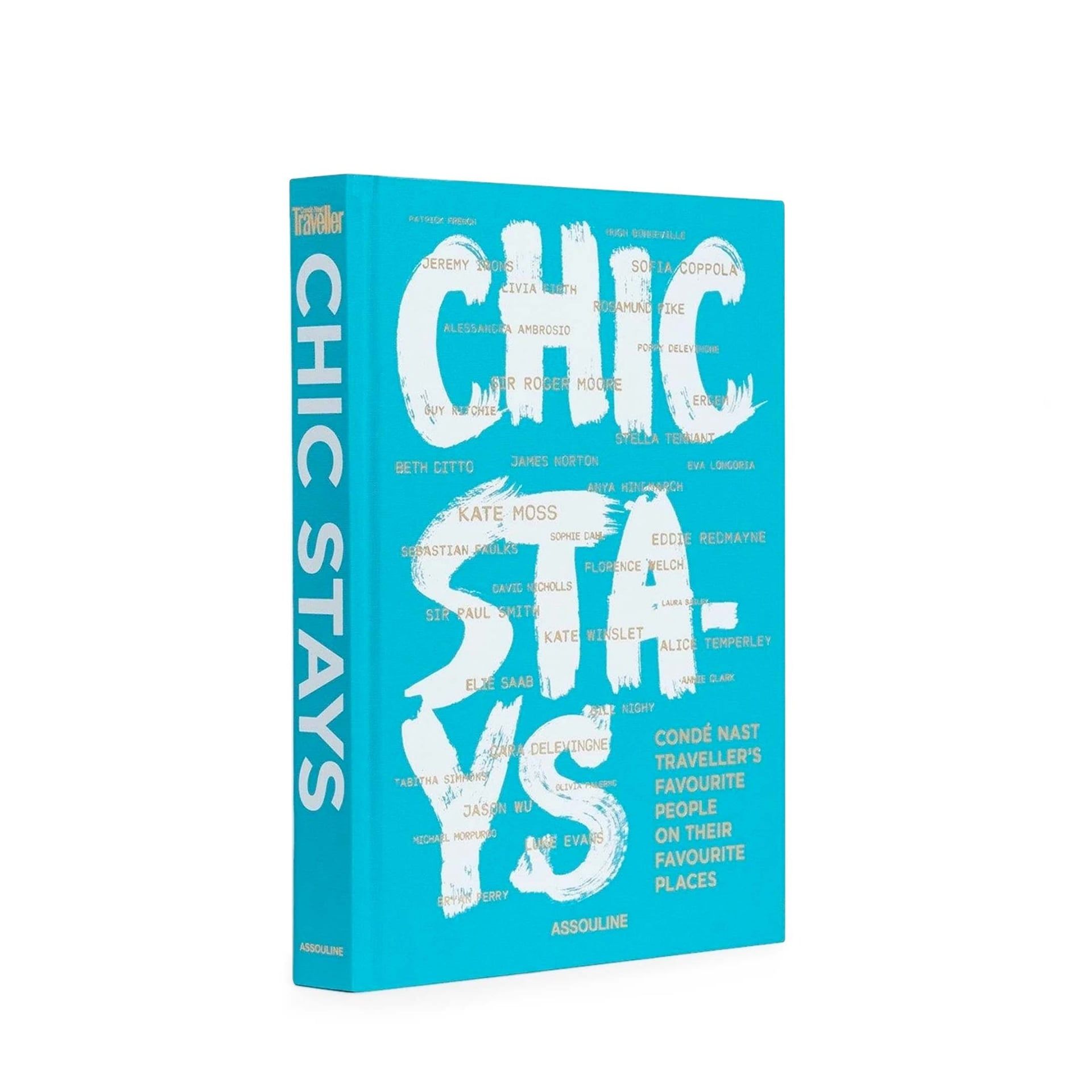ASSOULINE Libro Chic Stays 25 x 4 x H 33 CM 9781614285373
