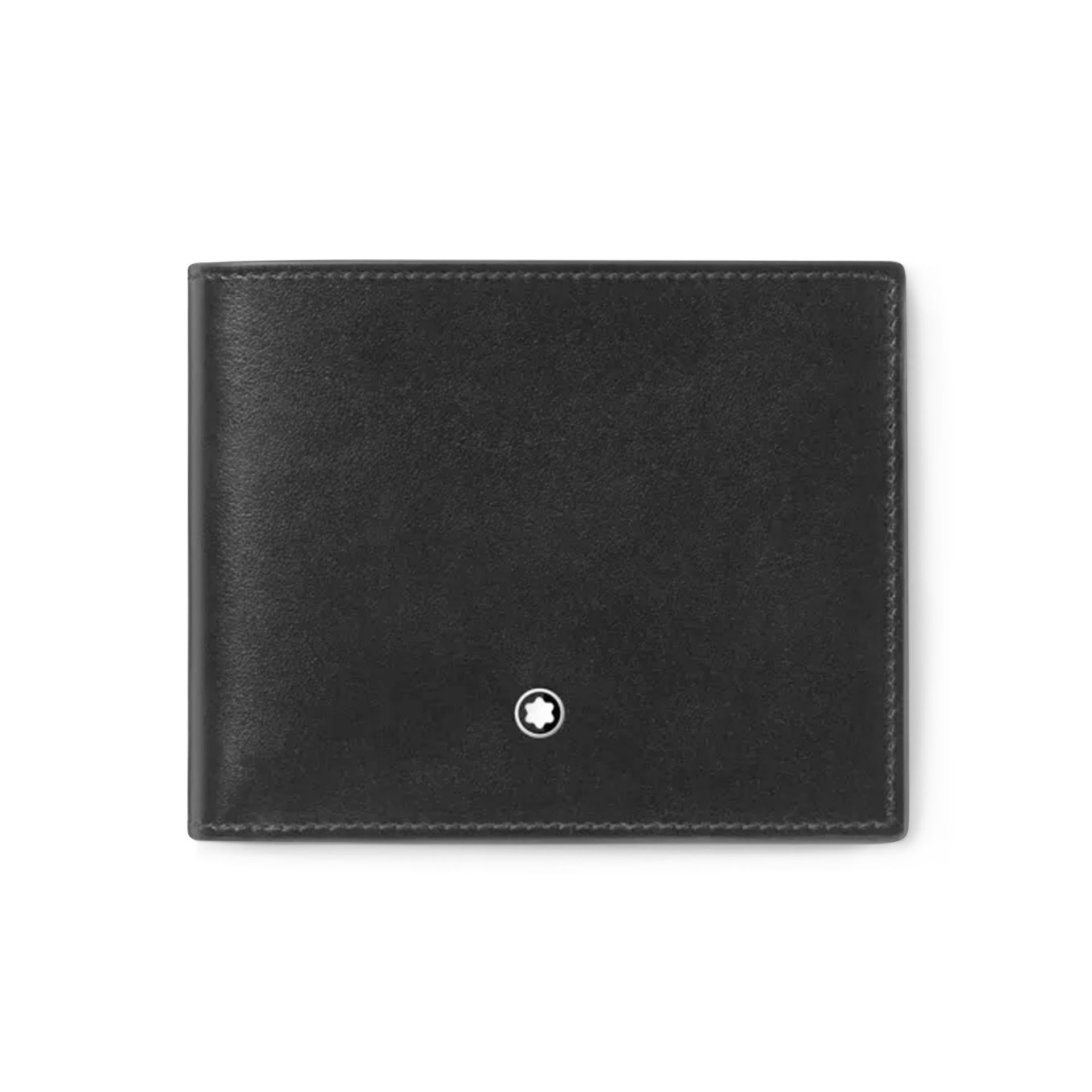 MONTBLANC Portafoglio in Pelle Nera Meisterstück 6 Scomparti  198308