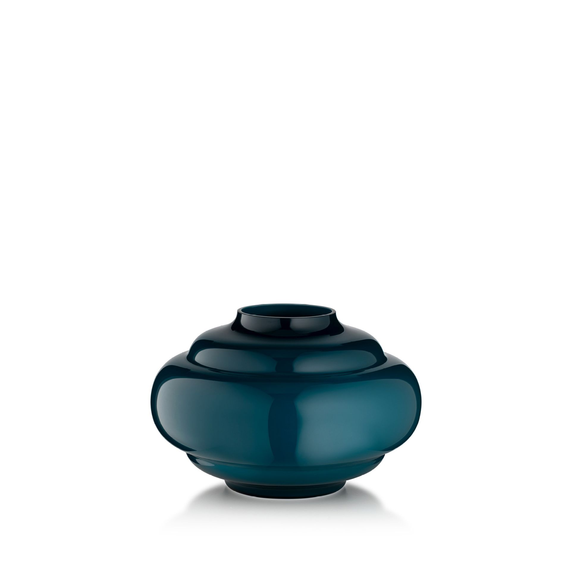 SALVIATI Vaso Lido Liberty Bowl Verde Pavone H 18 CM / Ø 28 CM 20211