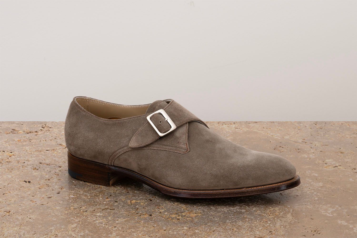 EDWARD GREEN Mercer - Scarpa Con Fibbia - Mushroom  MERCER