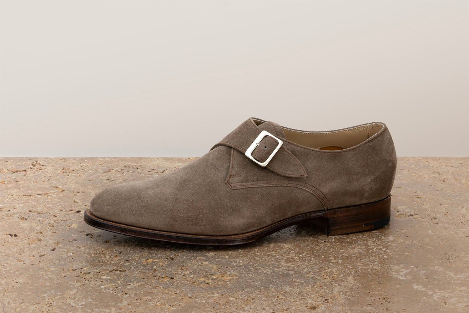EDWARD GREEN Mercer - Scarpa Con Fibbia - Mushroom  MERCER