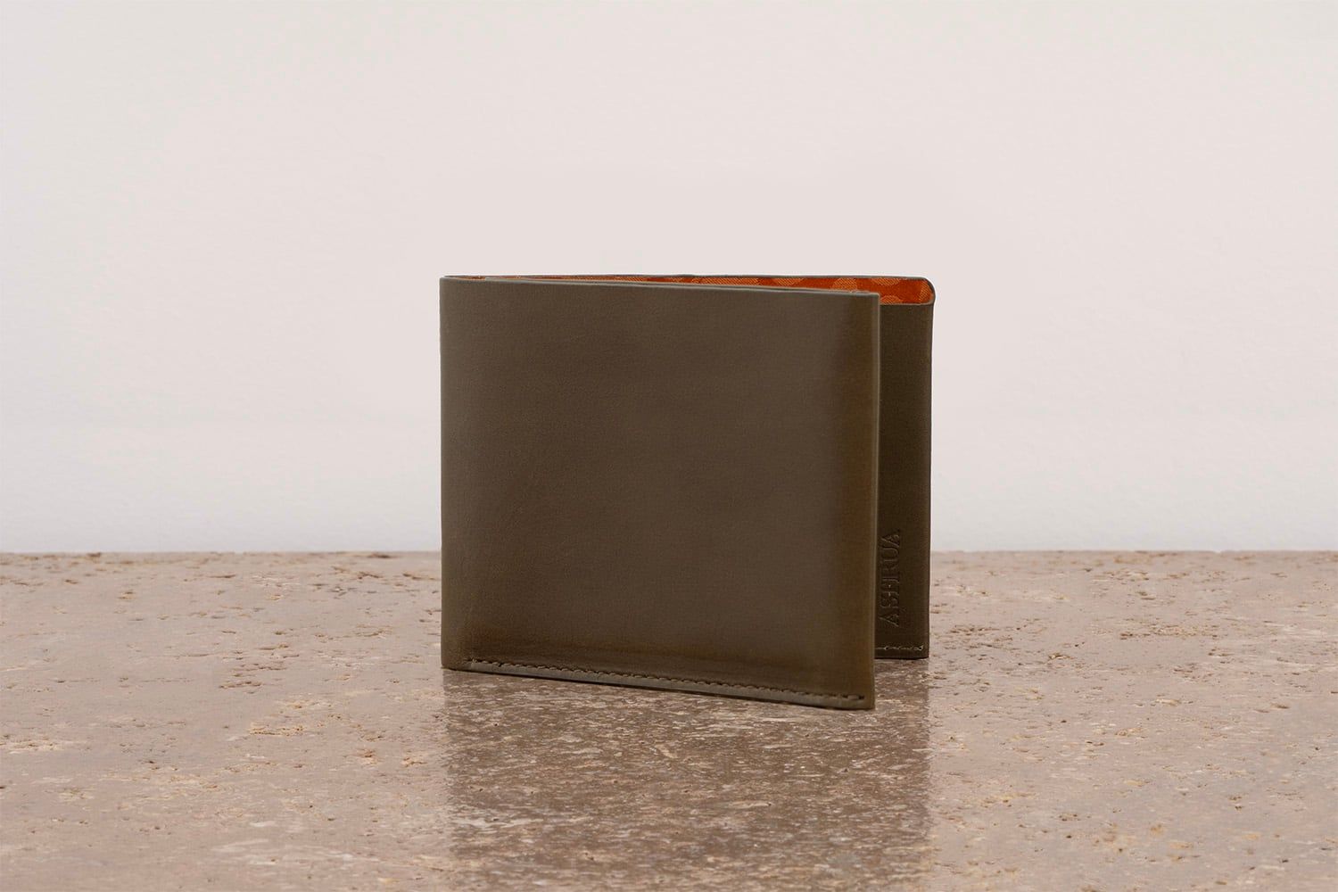 ASTRUA Creazioni Portafoglio Orizzontale In Pelle Di Vitello Khaki  PO3VI34-P570