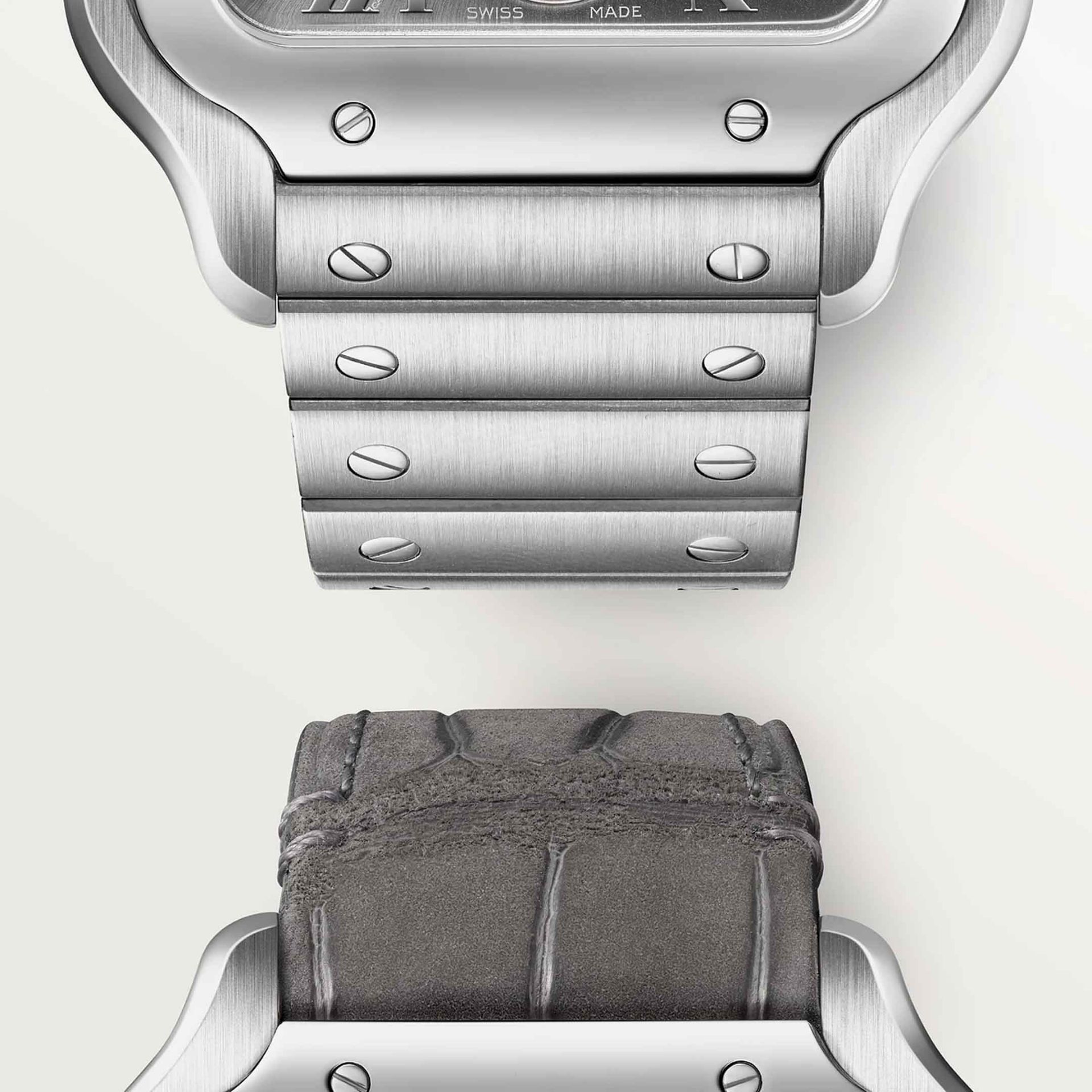 CARTIER Santos De Cartier Modello Grande, Acciaio 40.2 MM WSSA0076