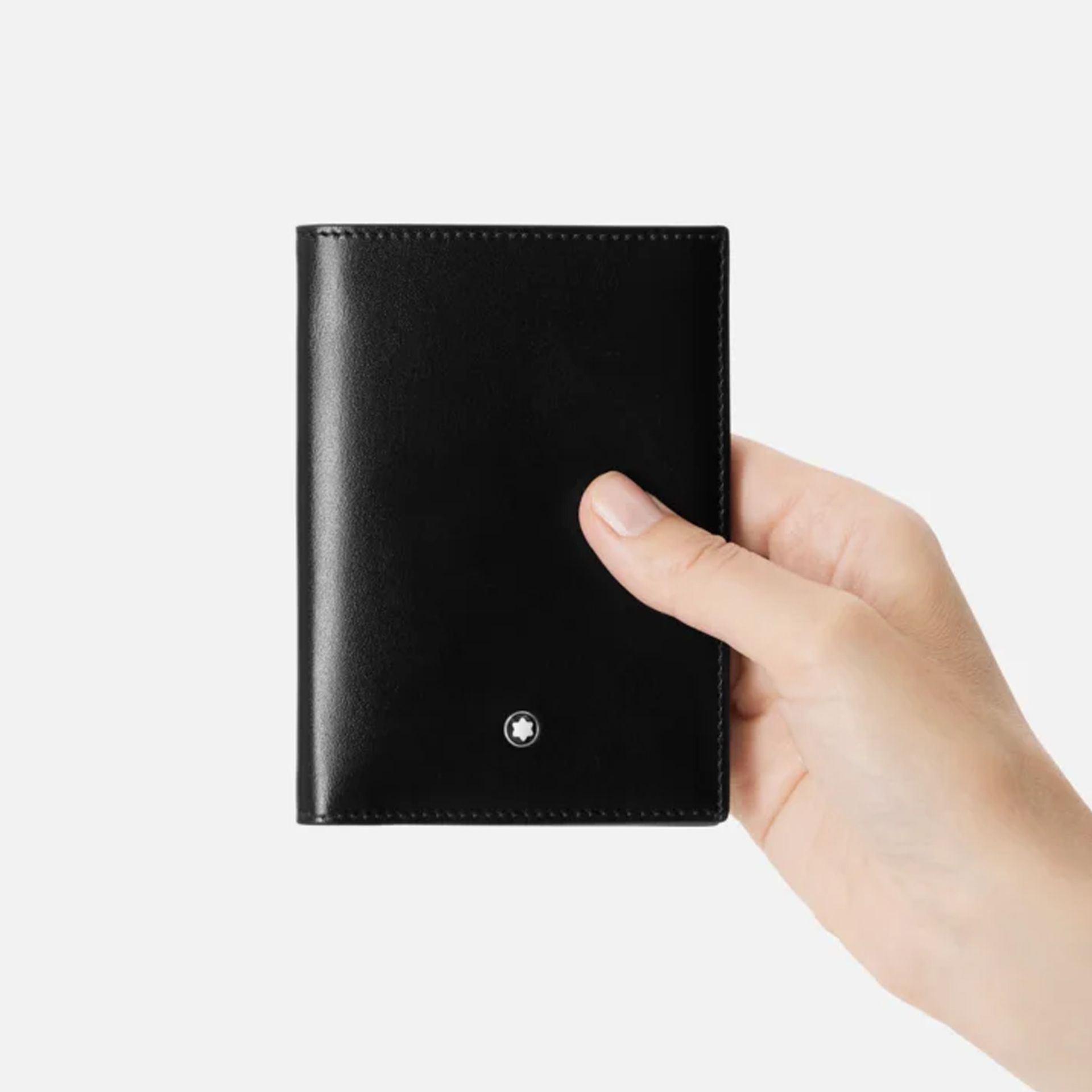 MONTBLANC Portafoglio in Pelle Nera Meisterstück 4 Scomparti  198317