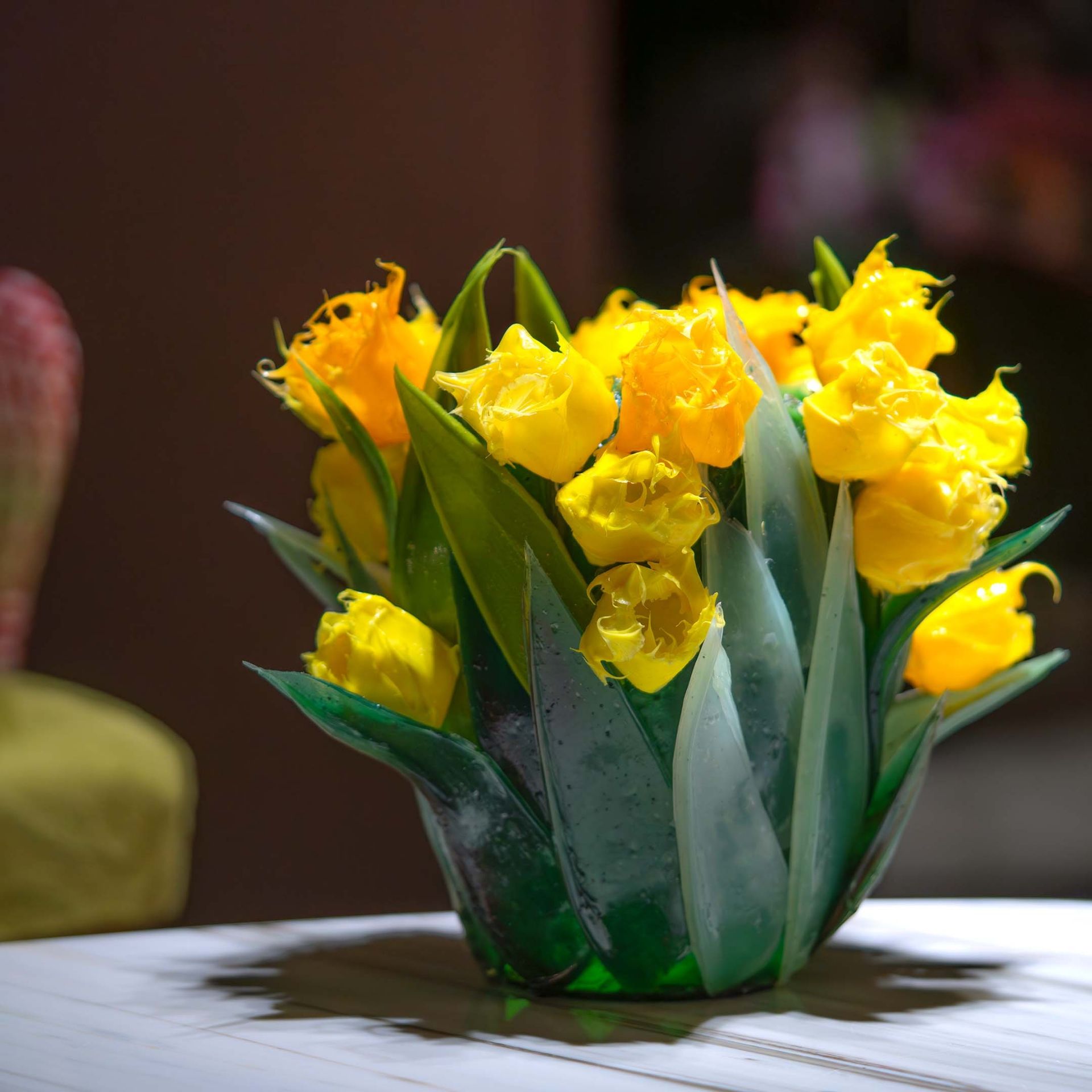 GIGLIOLA SCAGLIOTTI Vaso In Silicone Tully Gialli Edizione Astrua 27 CM X H 27 CM VASES004