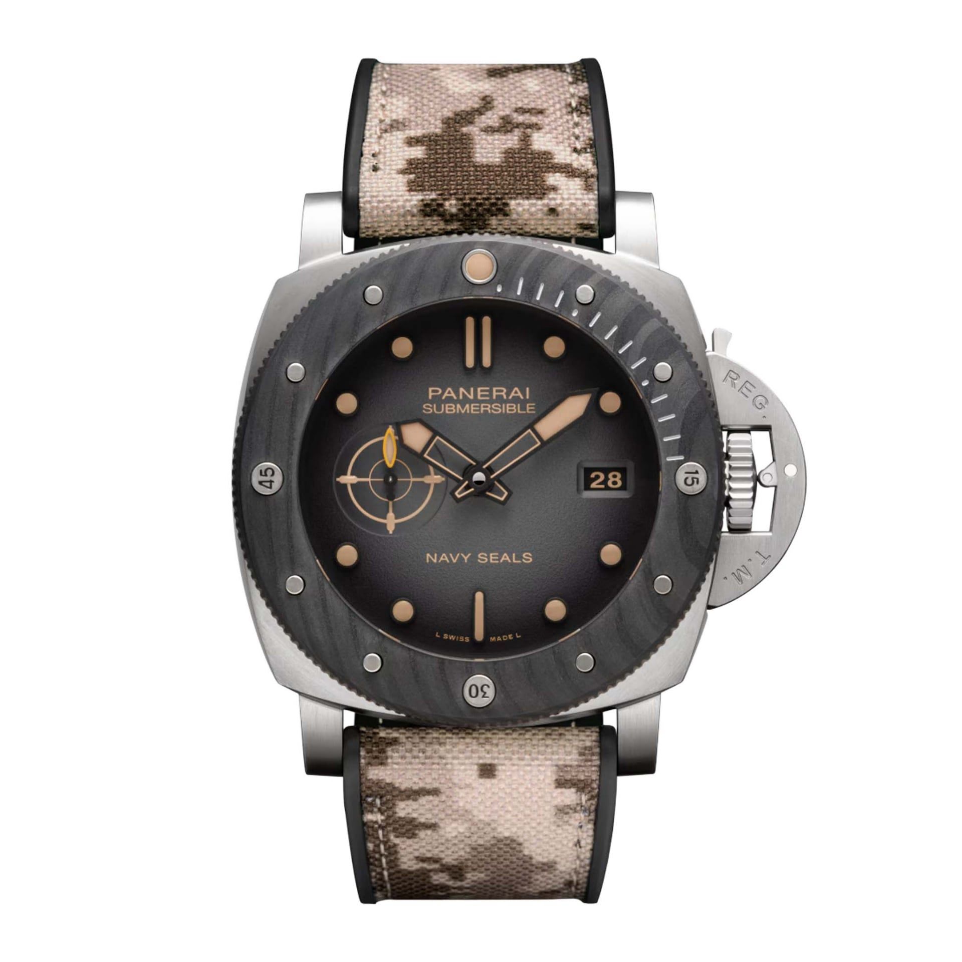 PANERAI Submersible Navy SEALs Titanio 47 MM PAM01669